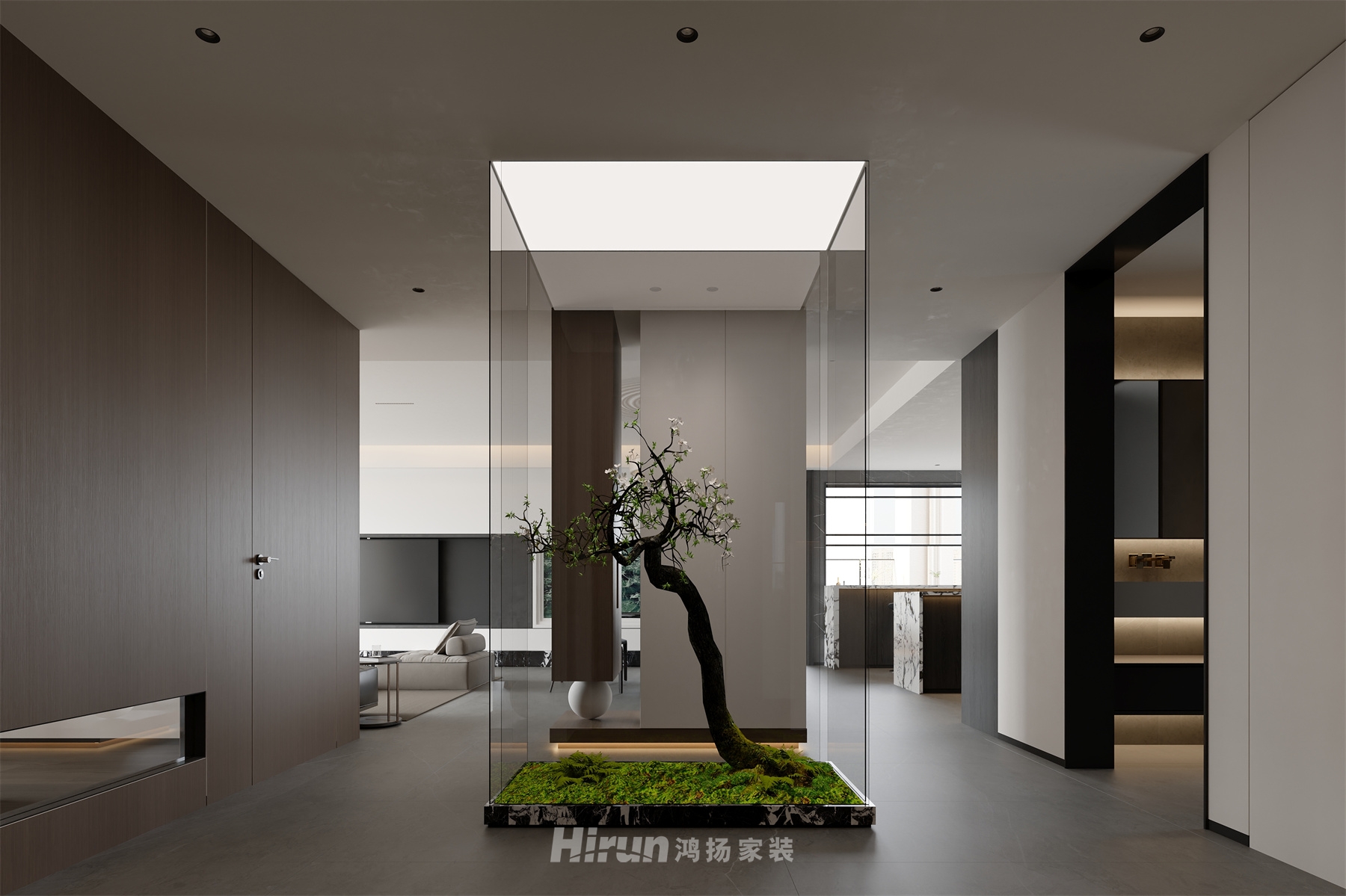 金茂云府176㎡雅致現代四居室 裝修案例效果圖-6