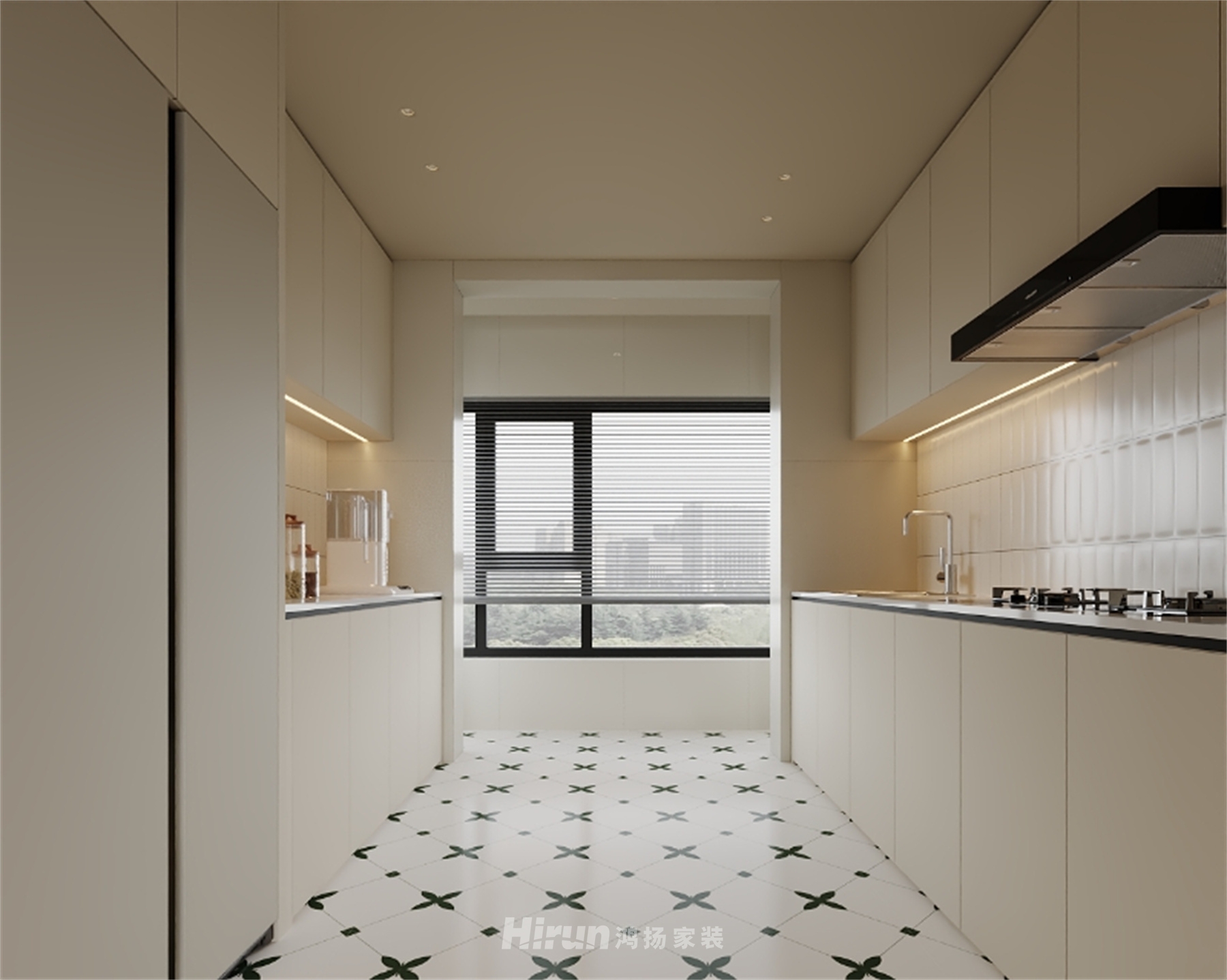 金茂悅湖157㎡北歐之光四居室 裝修案例效果圖-9