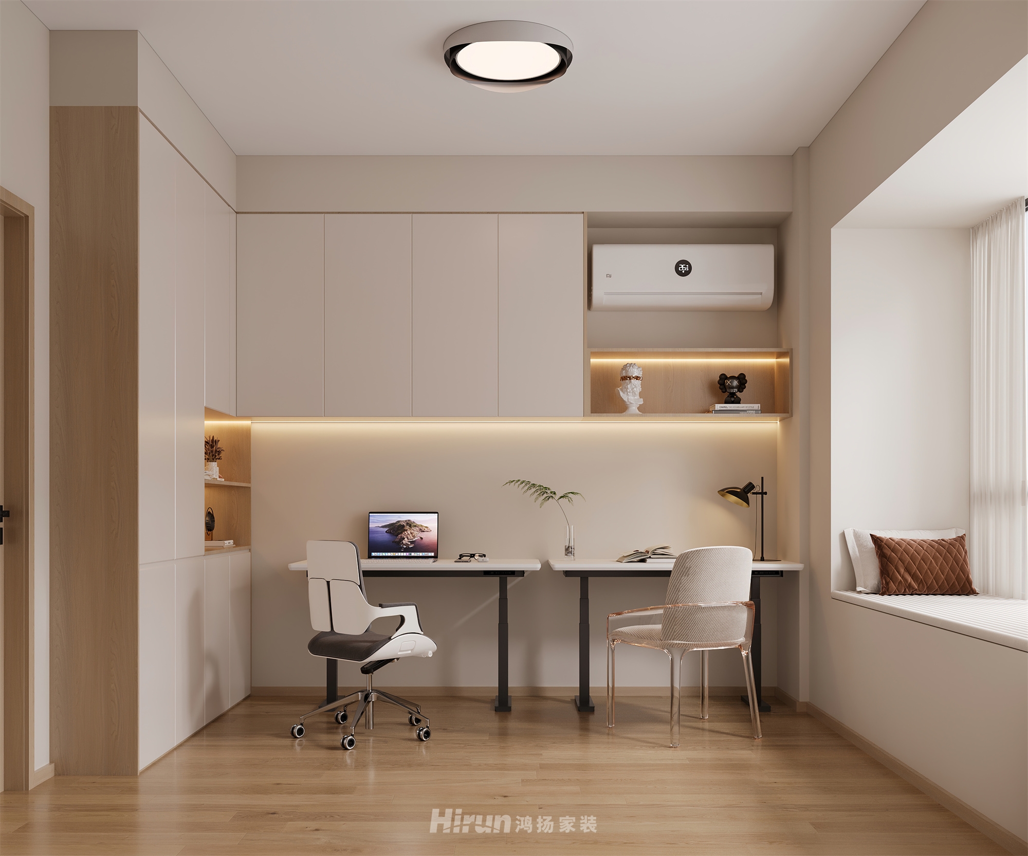 金時172㎡北歐之光五居室 裝修案例效果圖-6