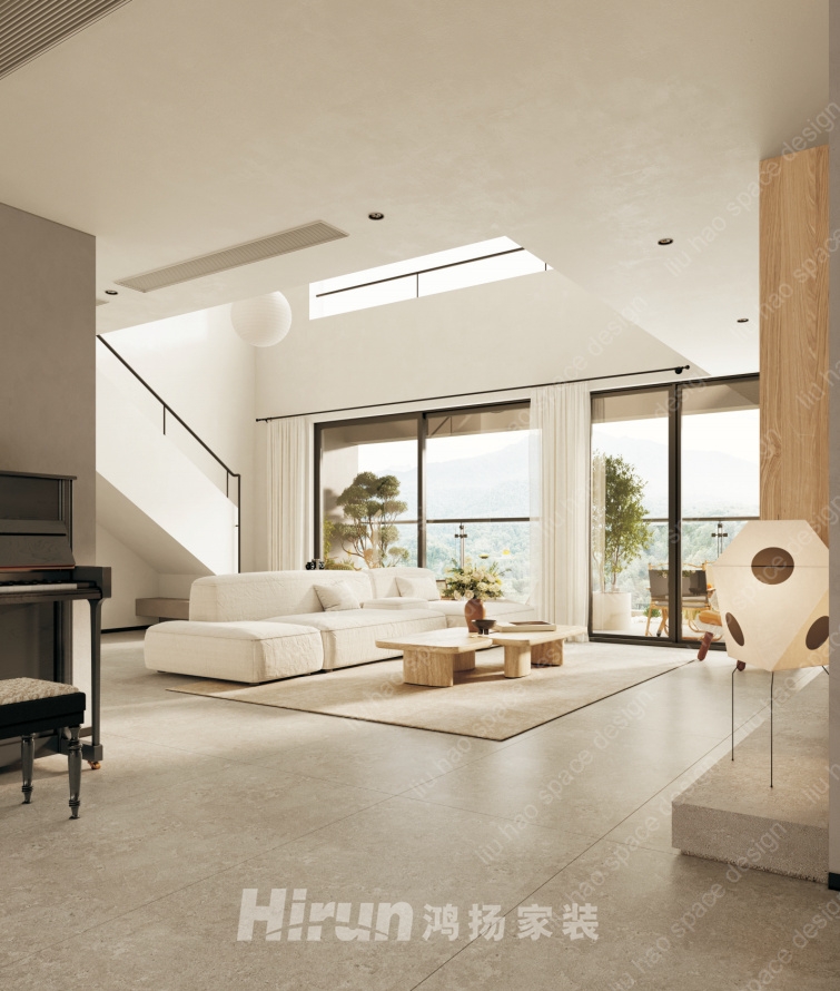 瀧悅長安180㎡北歐之光復式 裝修案例效果圖-11