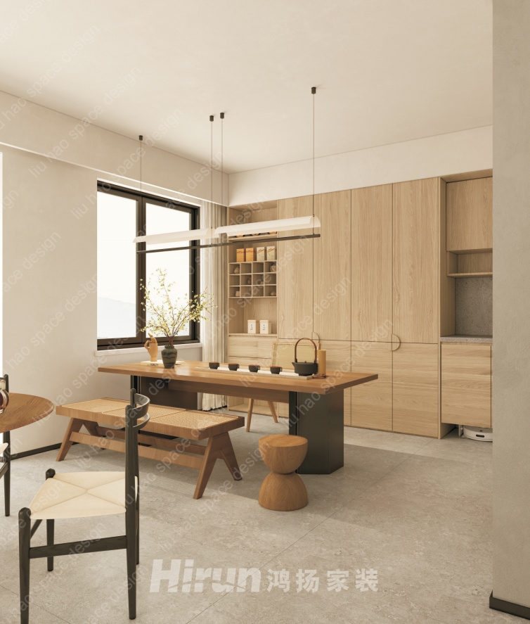 瀧悅長安180㎡北歐之光復式 裝修案例效果圖-9