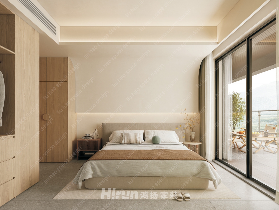 瀧悅長安180㎡北歐之光復式 裝修案例效果圖-6