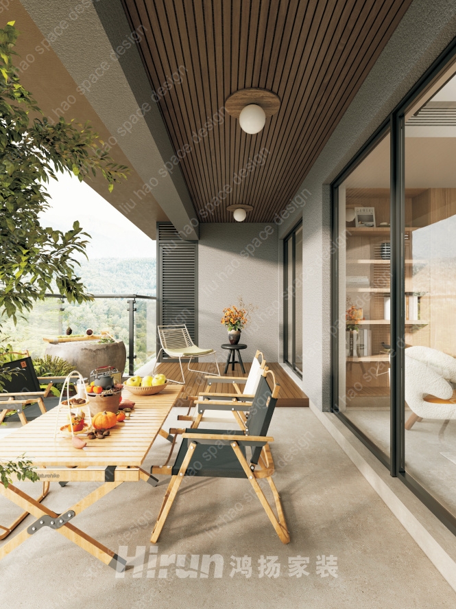 瀧悅長安180㎡北歐之光復式 裝修案例效果圖-4