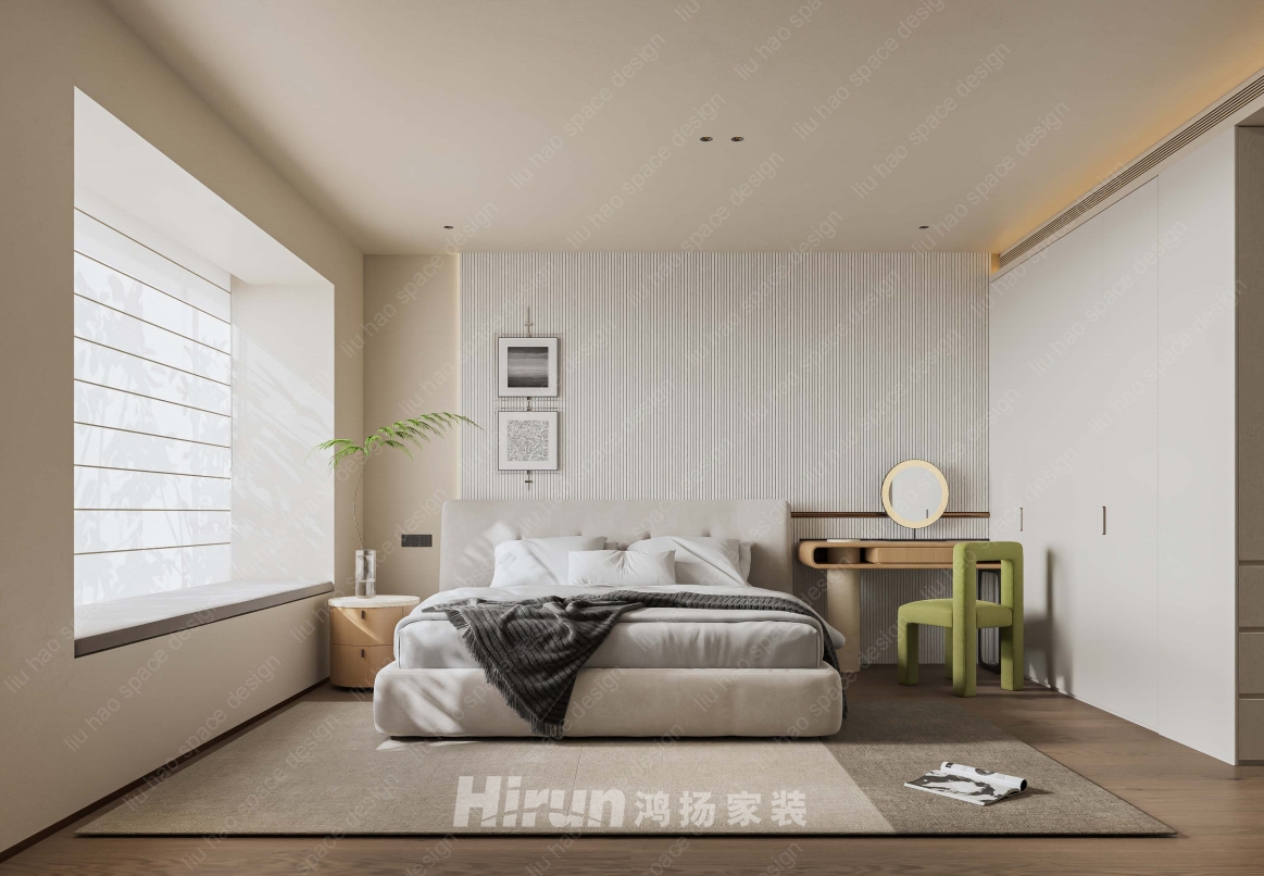 長沙悅府170㎡北歐之光四居室 裝修案例效果圖-9