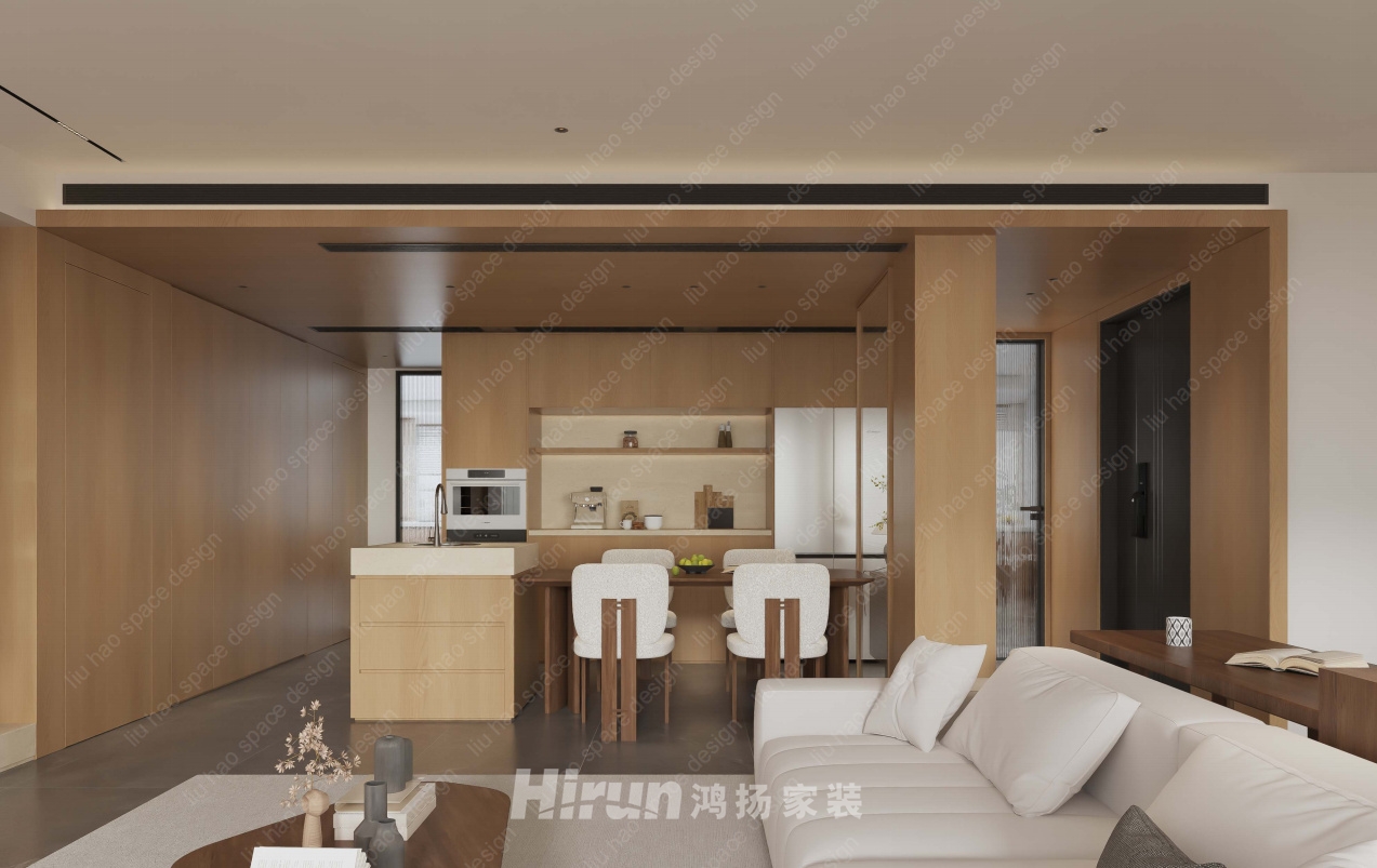 長沙悅府170㎡北歐之光四居室 裝修案例效果圖-8