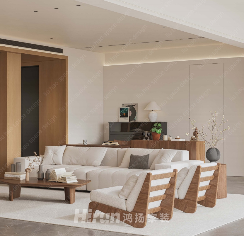 長沙悅府170㎡北歐之光四居室 裝修案例效果圖-4