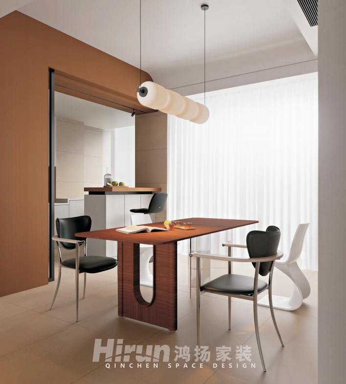 湘江天地160㎡北歐之光四居室 裝修案例效果圖-4