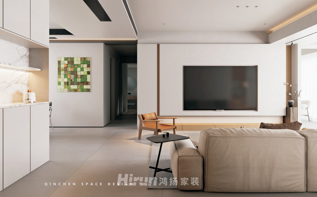 湘江天地160㎡北歐之光四居室 裝修案例效果圖-2
