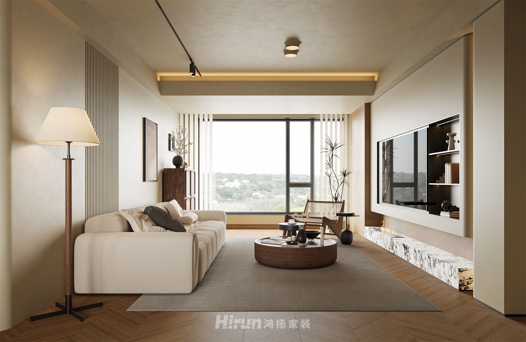 青春里150㎡復古風潮四居室 裝修案例效果圖-8