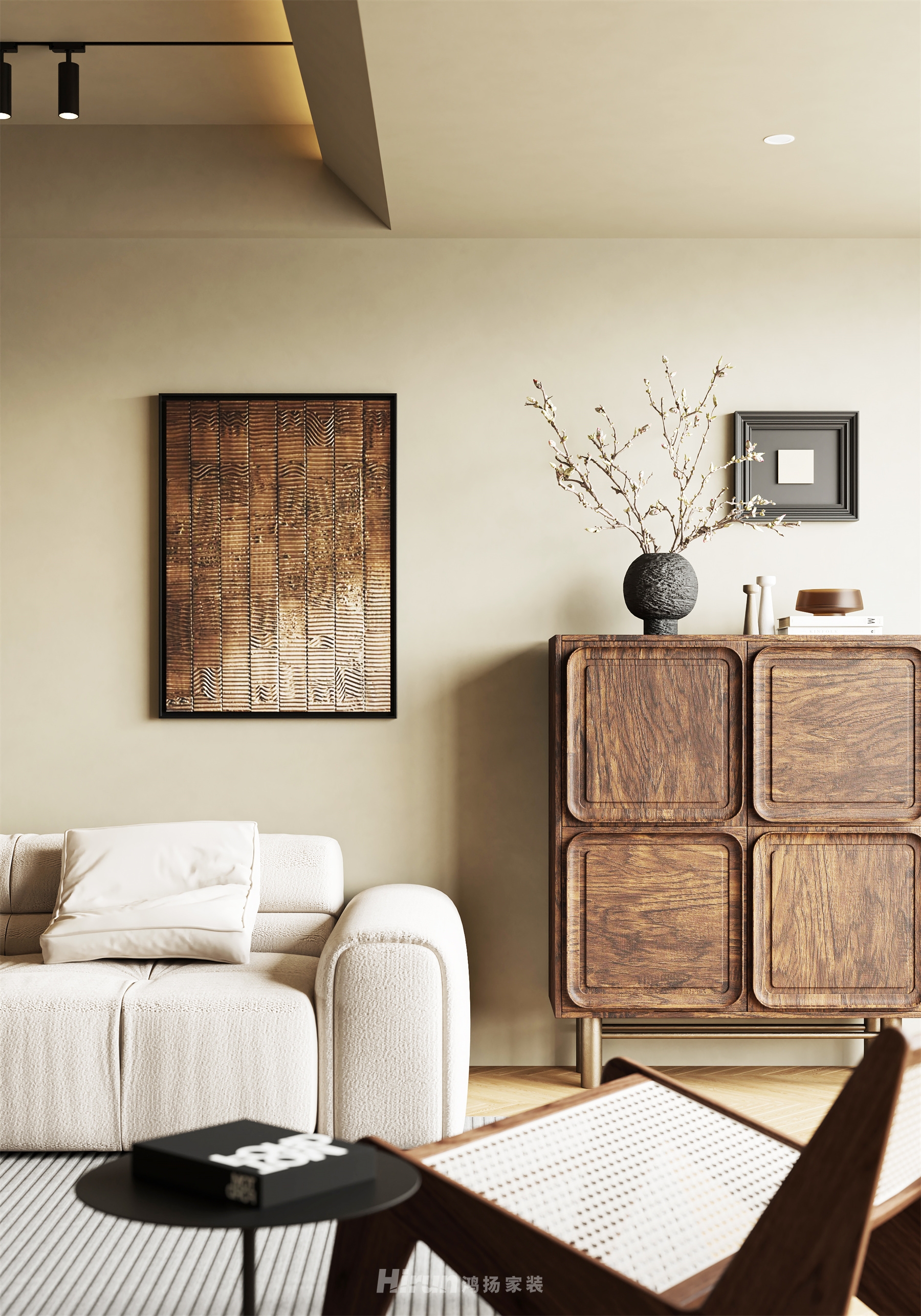 青春里150㎡復古風潮四居室 裝修案例效果圖-5