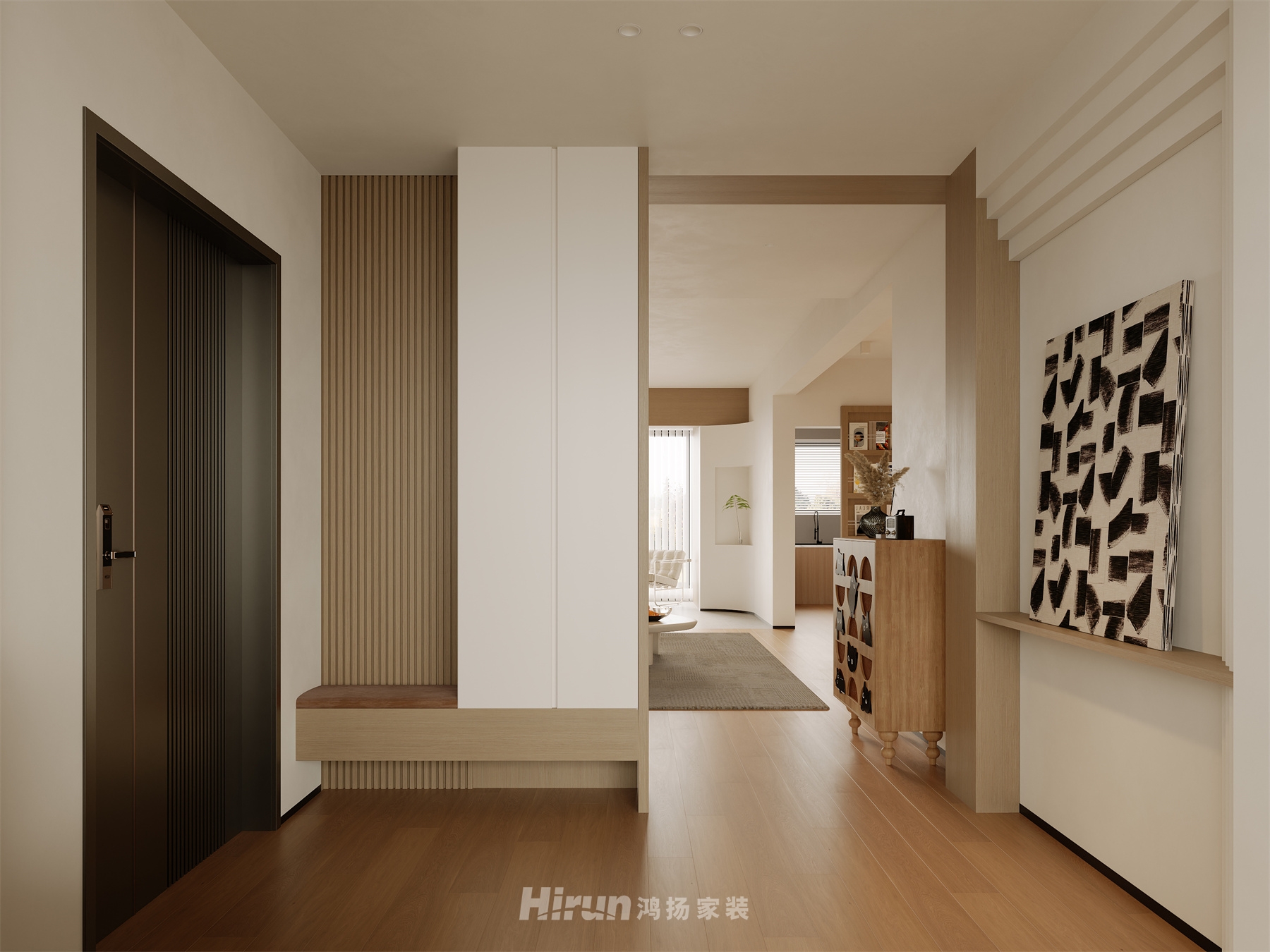 科大佳園136㎡北歐之光四居室 裝修案例效果圖-6