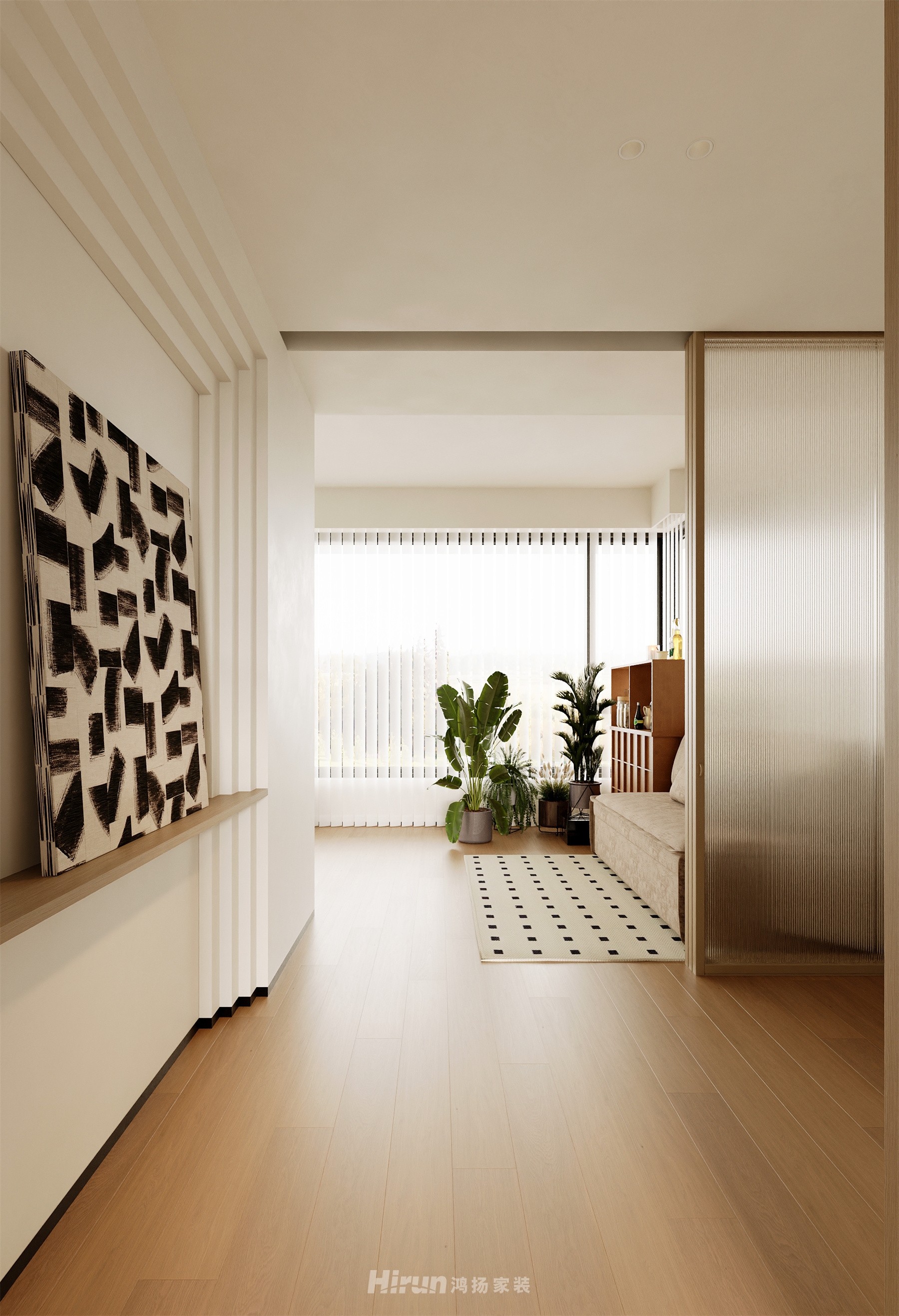 科大佳園136㎡北歐之光四居室 裝修案例效果圖-7