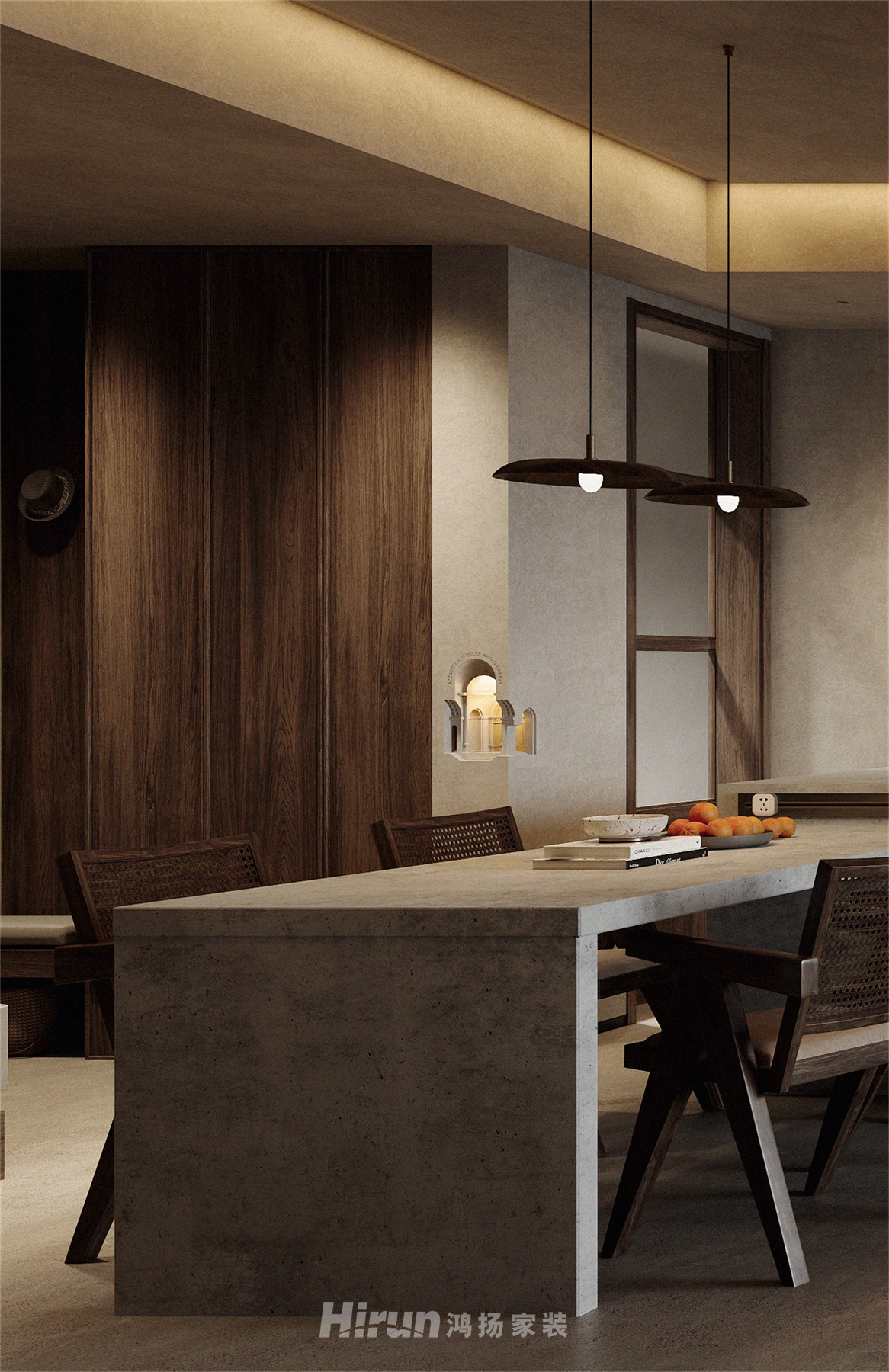 保利·香檳國際180㎡復古風潮大平層 裝修案例效果圖-14