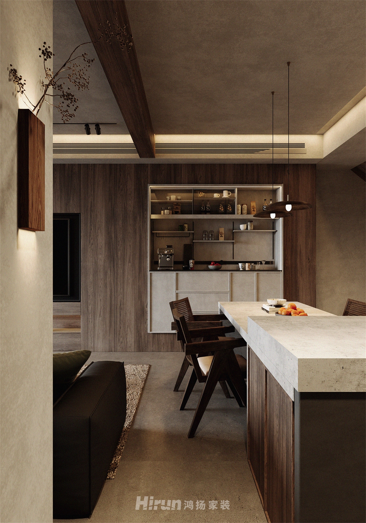 保利·香檳國際180㎡復古風潮大平層 裝修案例效果圖-17