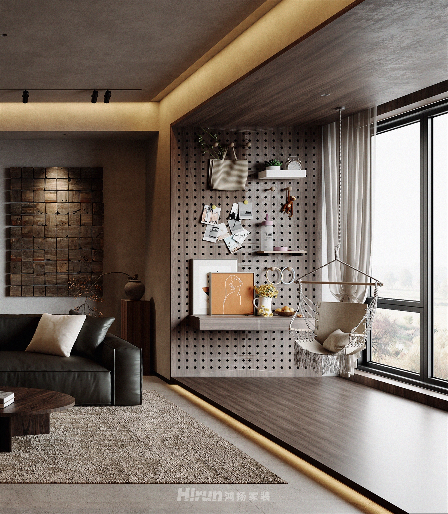 保利·香檳國際180㎡復古風潮大平層 裝修案例效果圖-16