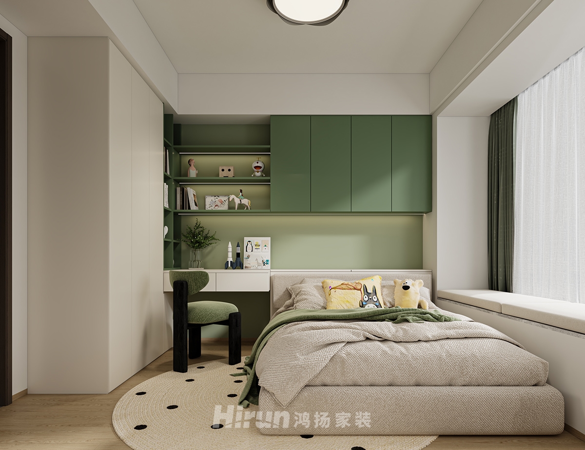 建發(fā)和著210㎡新裝飾主義四居室 裝修案例效果圖-5