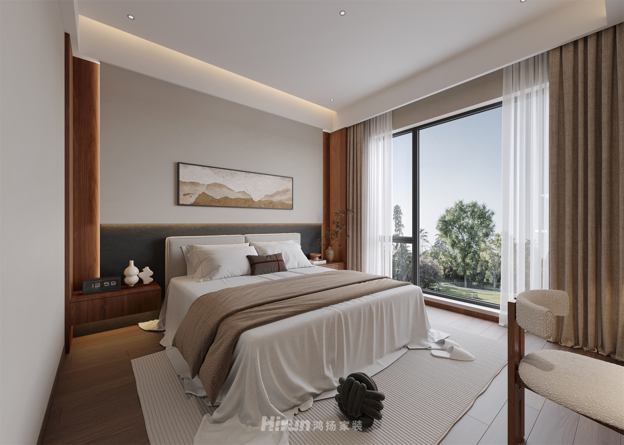 麻陽自建房406㎡復古風潮別墅 裝修案例效果圖-8