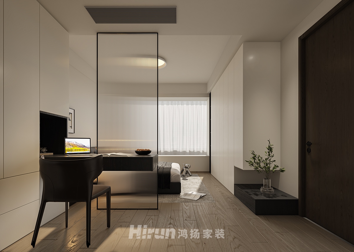 中海寰宇天下141㎡北歐之光四居室 裝修案例效果圖-5