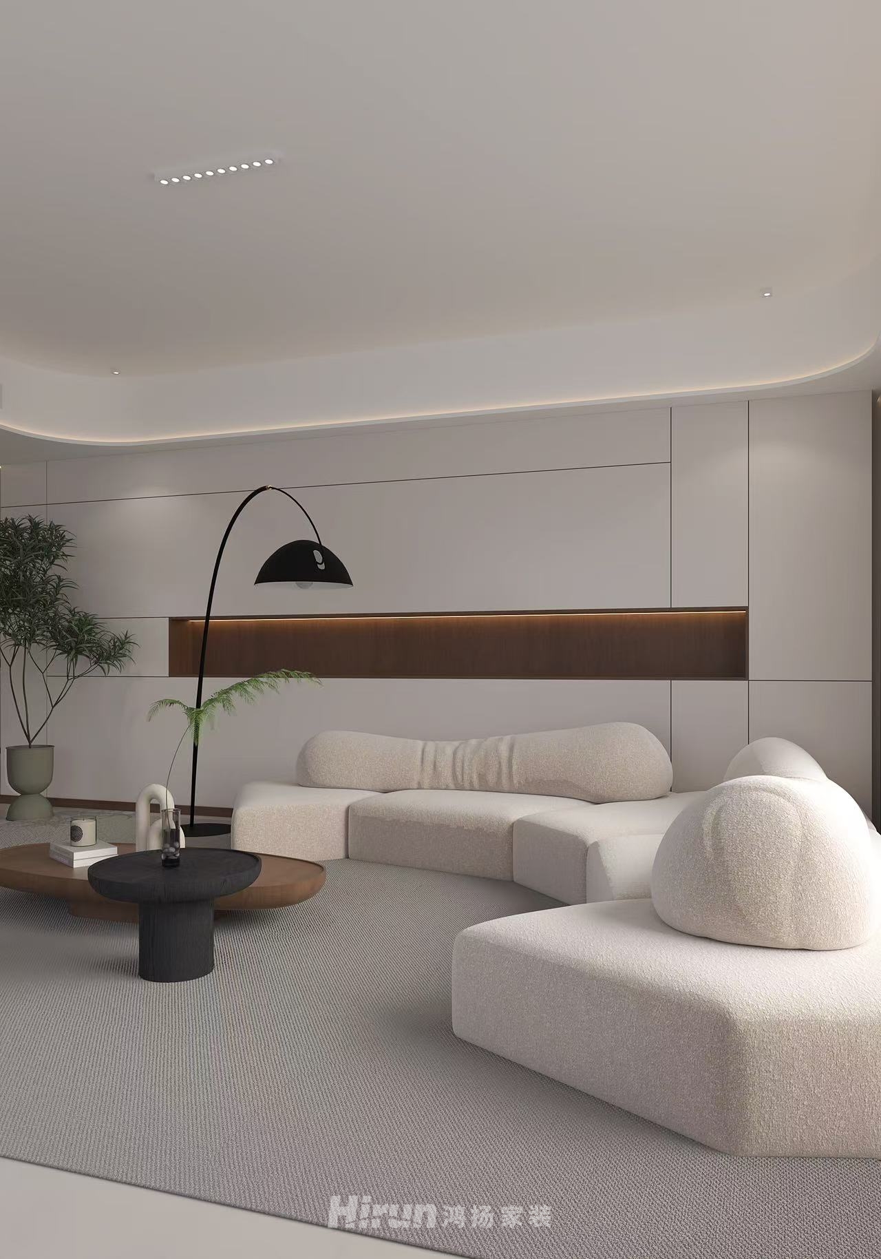 柳湖壹號院167㎡復古風潮四居室 裝修案例效果圖-6