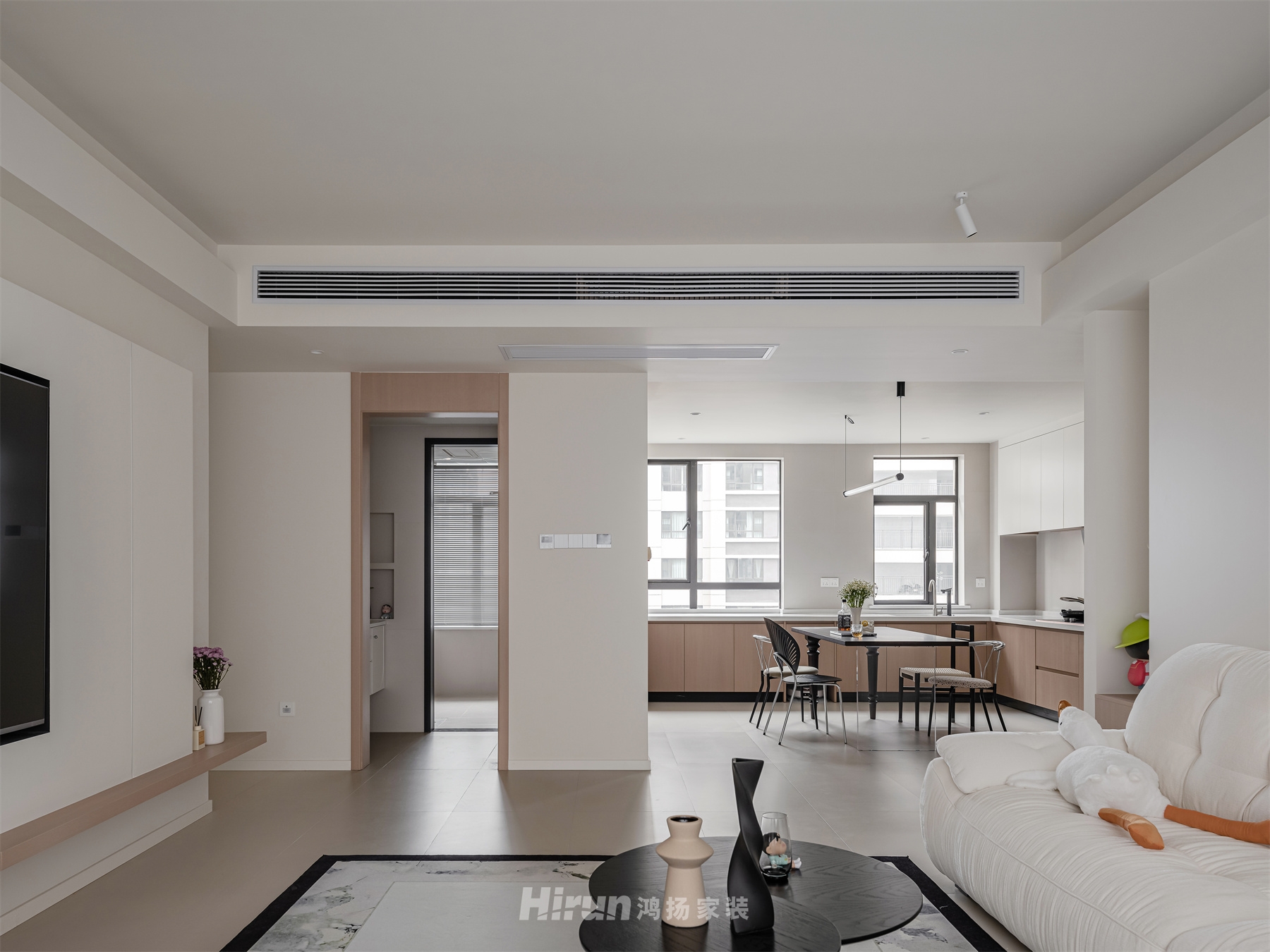 匯景公園150㎡北歐之光四居室 裝修案例實(shí)景圖-5