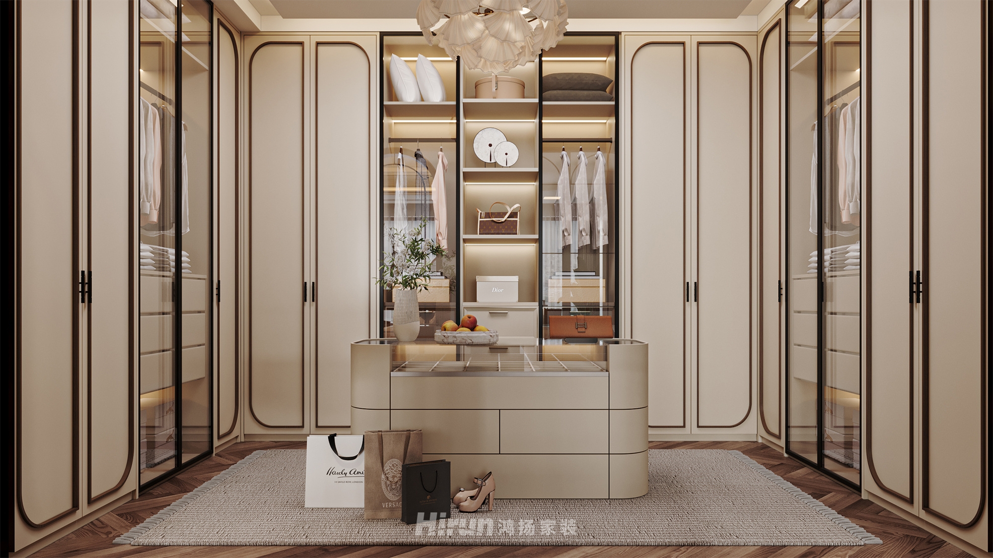 匯景甲三號院500㎡雅致現代復式 裝修案例效果圖-6