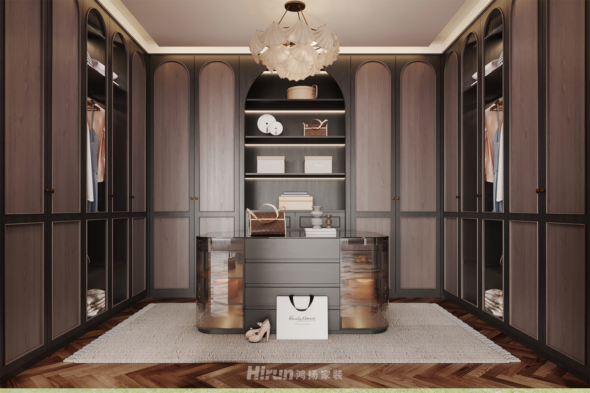 匯景甲三號院500㎡雅致現代復式 裝修案例效果圖-11