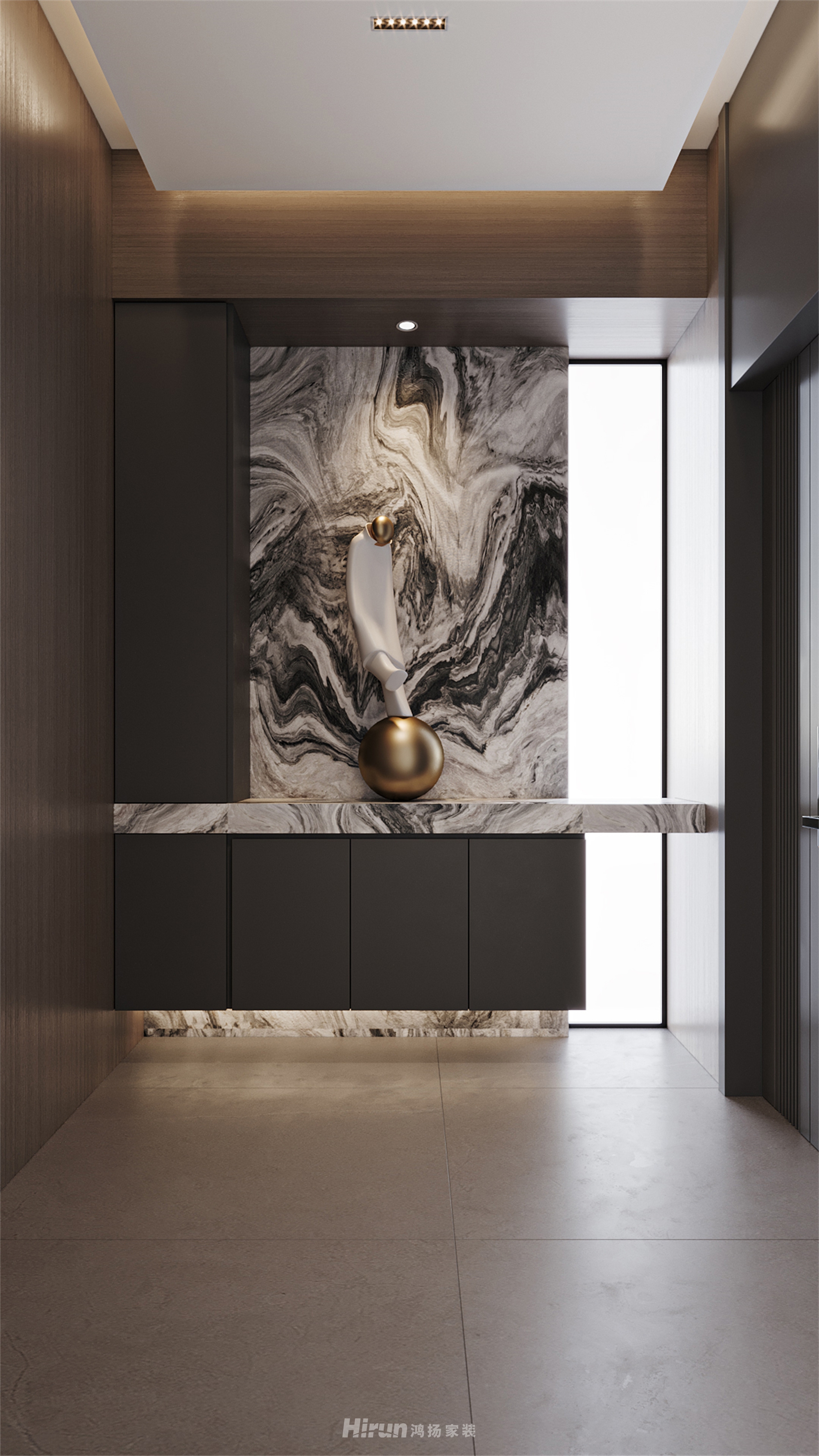 匯景甲三號院500㎡雅致現代復式 裝修案例效果圖-10