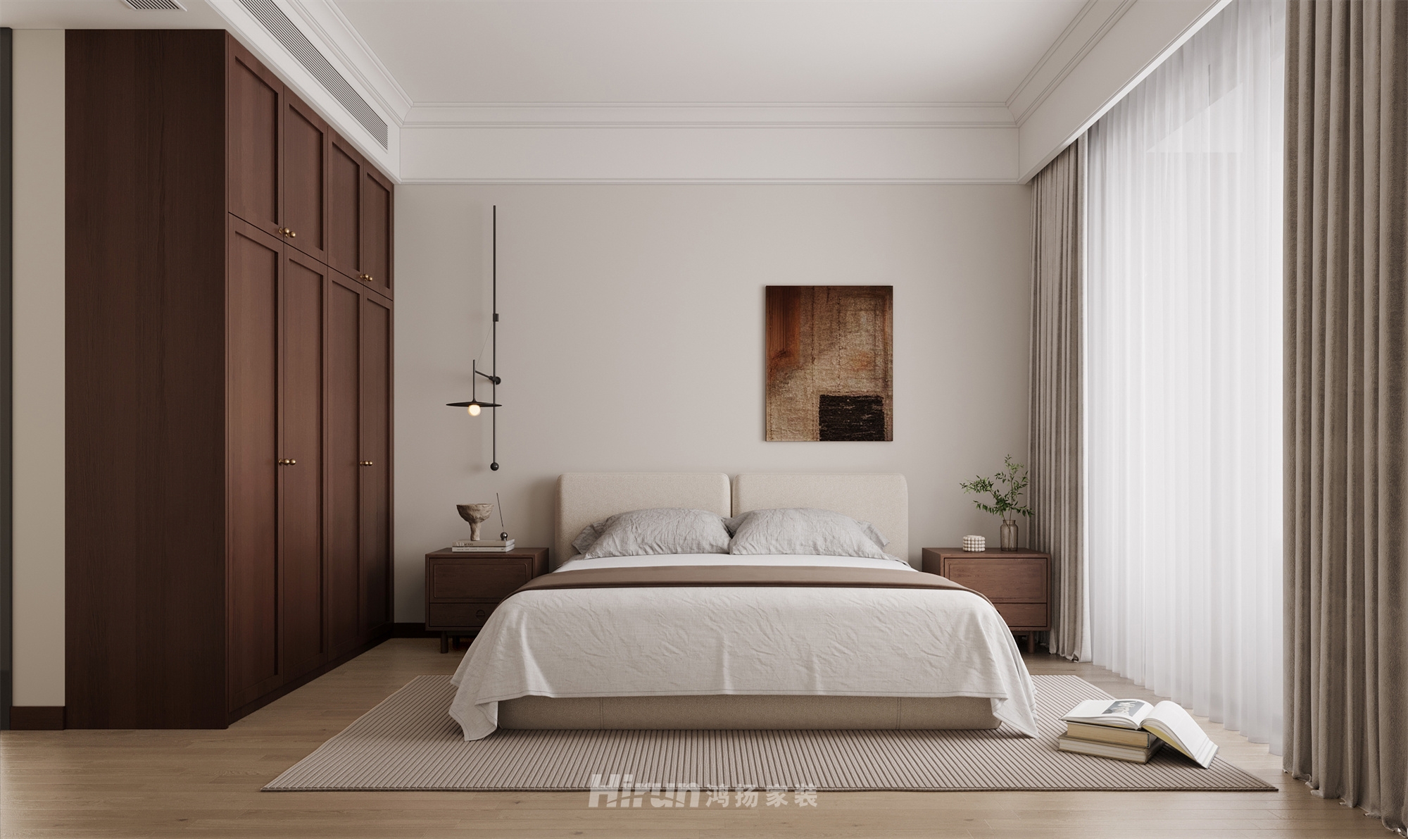 善建人家180㎡復古風潮四居室 裝修案例效果圖-8