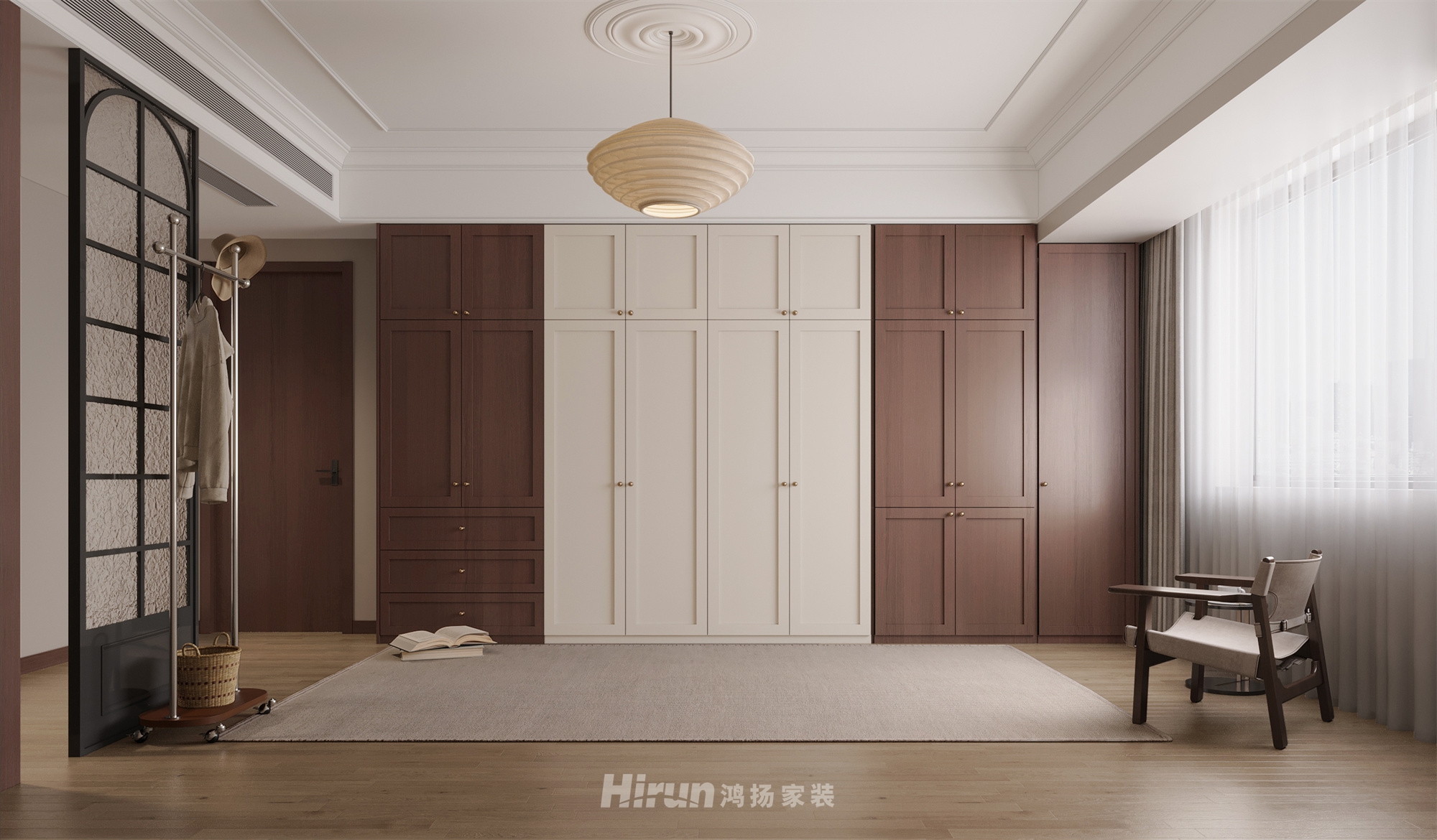 善建人家180㎡復古風潮四居室 裝修案例效果圖-6