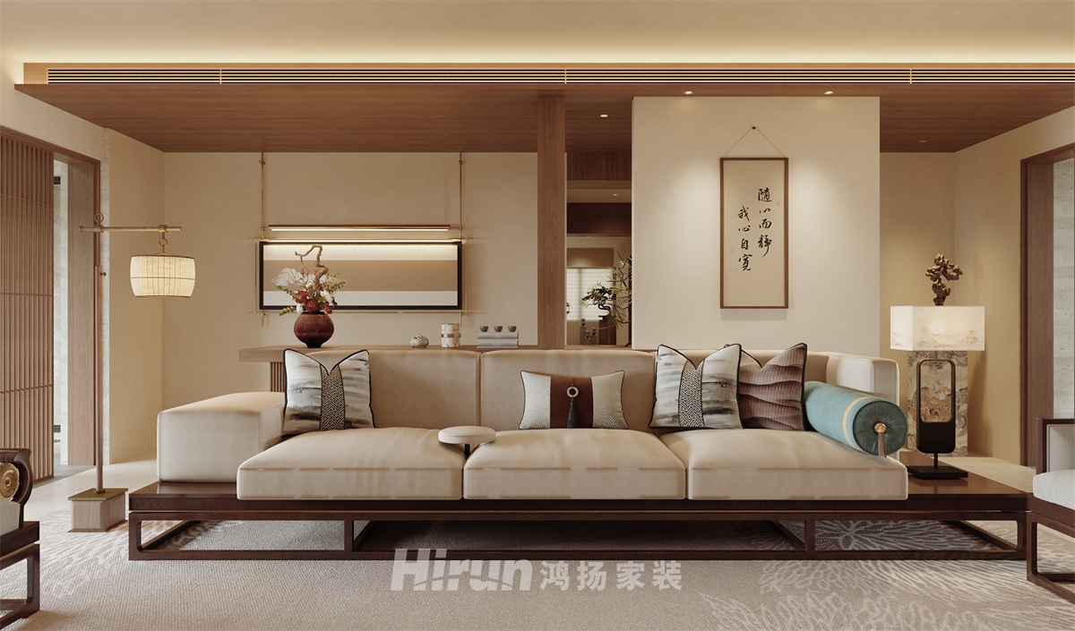 自建別墅500㎡復(fù)合寫意別墅 裝修案例效果圖-3