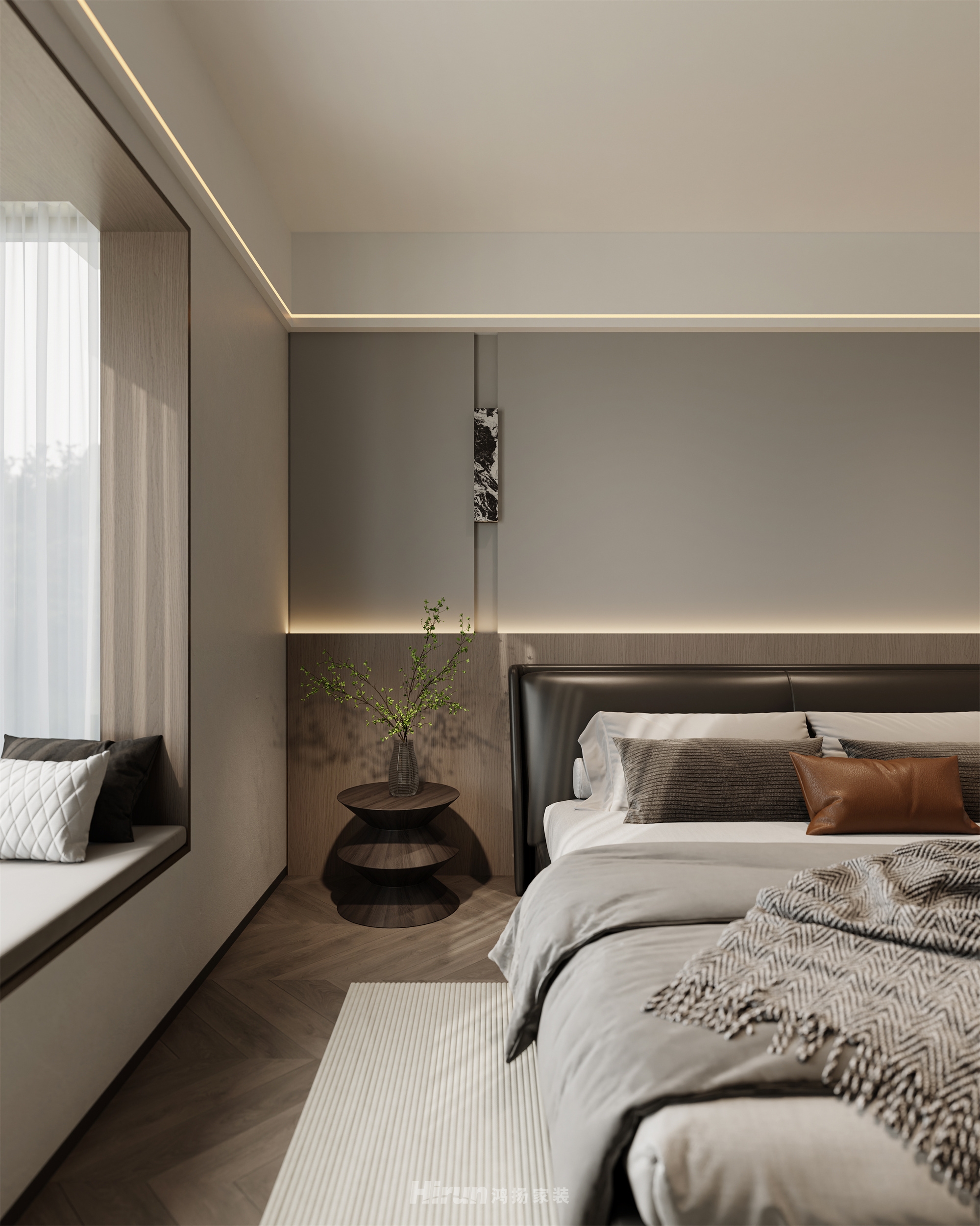 歐洲城180㎡新裝飾主義大平層 裝修案例效果圖-18