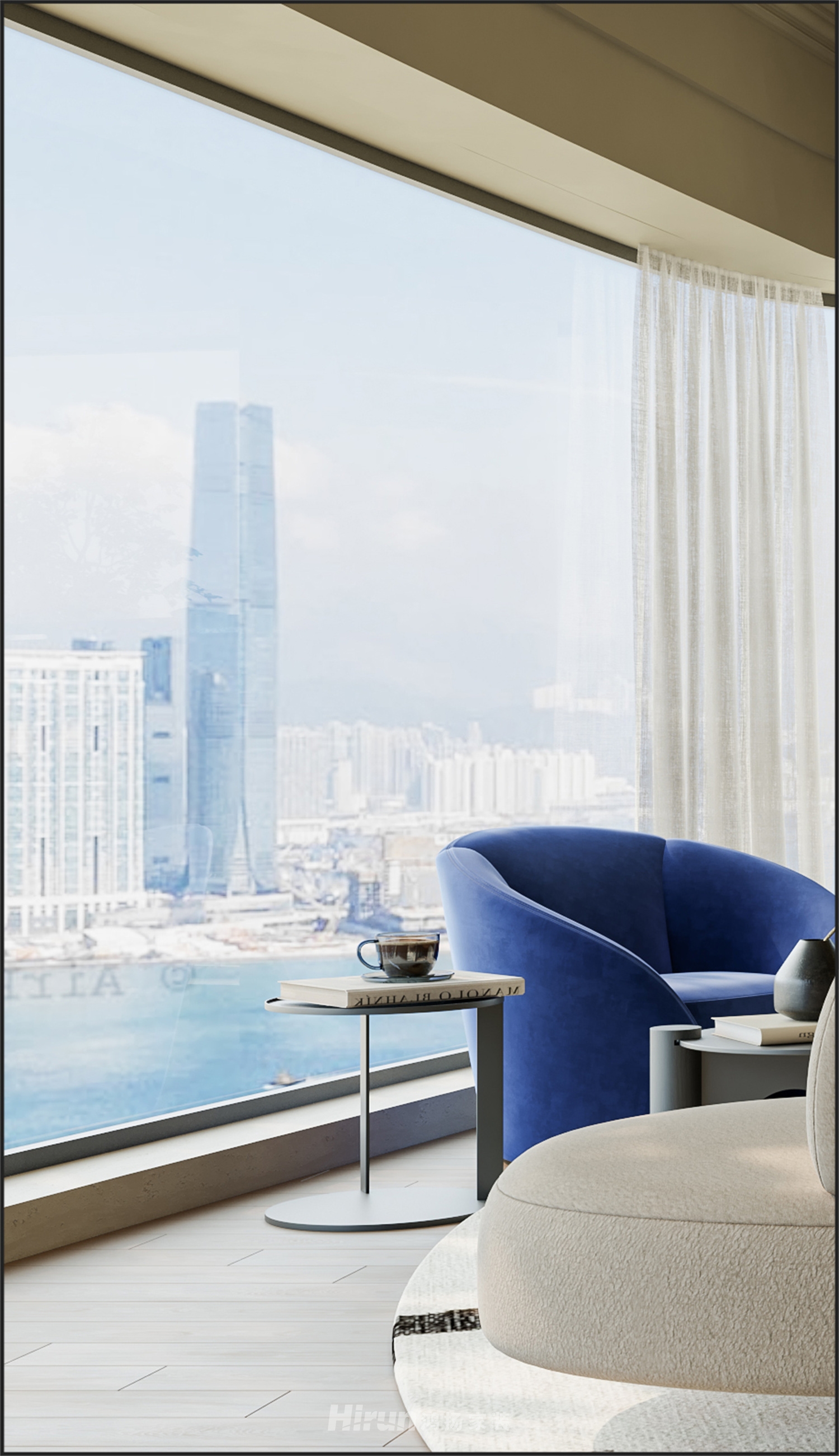 北辰192㎡北歐之光四居室 裝修案例效果圖-11