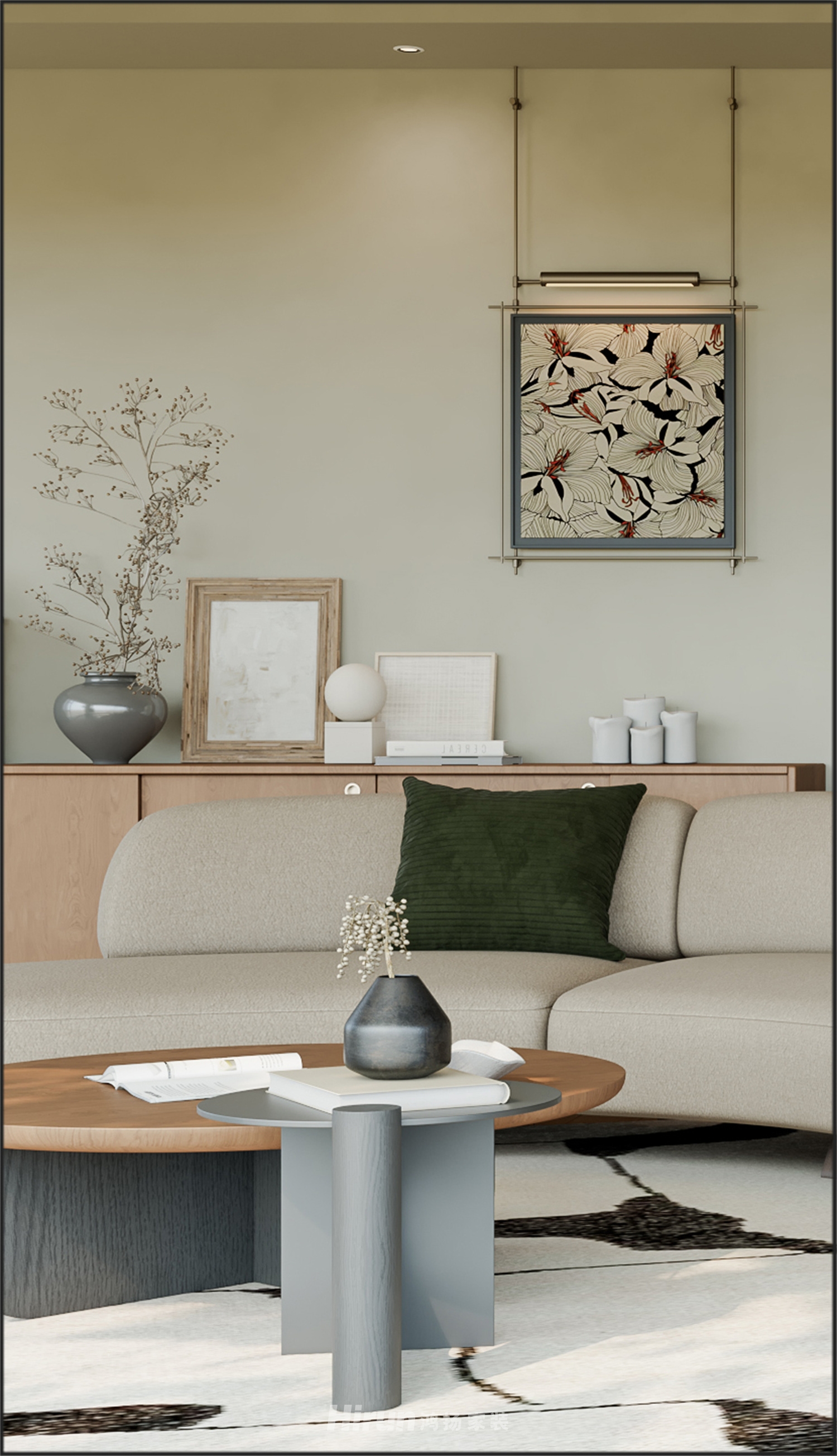 北辰192㎡北歐之光四居室 裝修案例效果圖-16