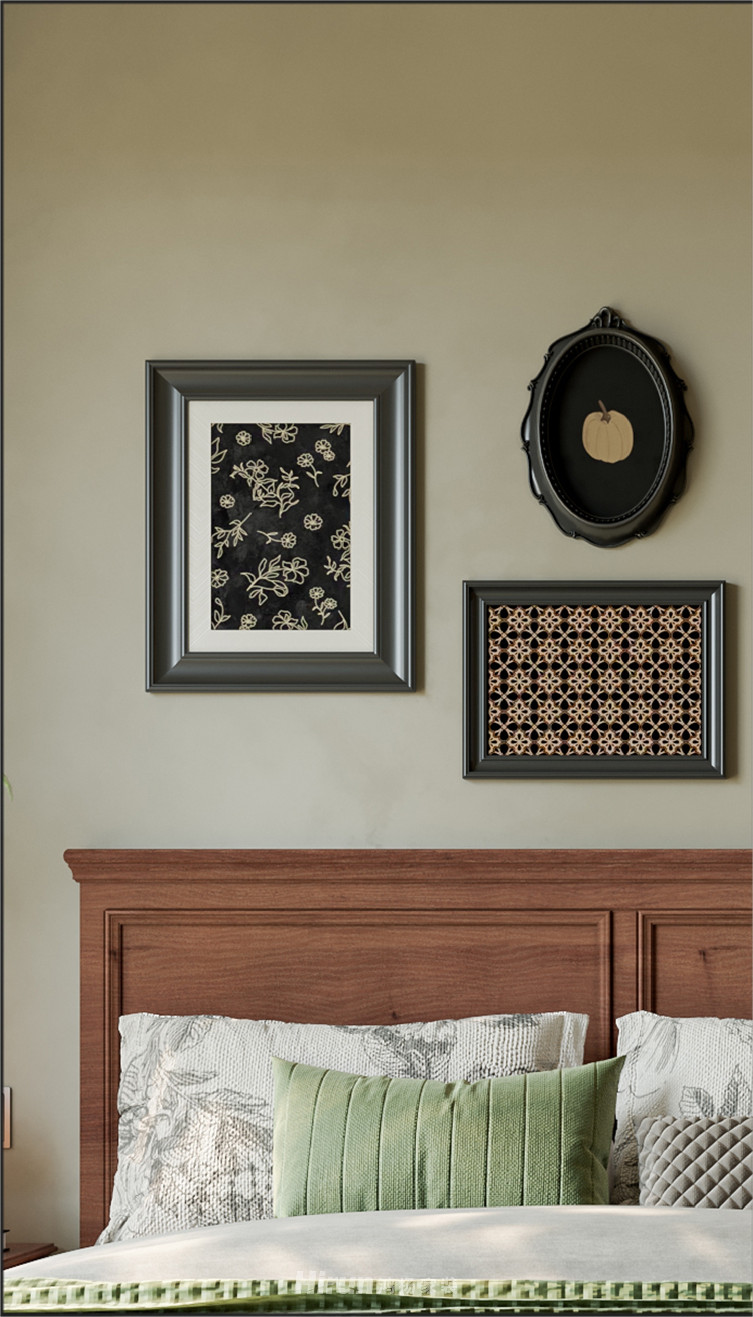 北辰192㎡北歐之光四居室 裝修案例效果圖-19