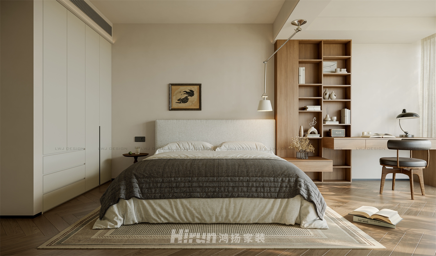 恒鑫瀾北灣175㎡復合寫意四居室 裝修案例效果圖-2