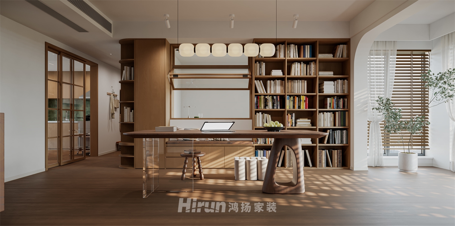 鑫遠翡麗郡120㎡北歐之光四居室 裝修案例效果圖-1