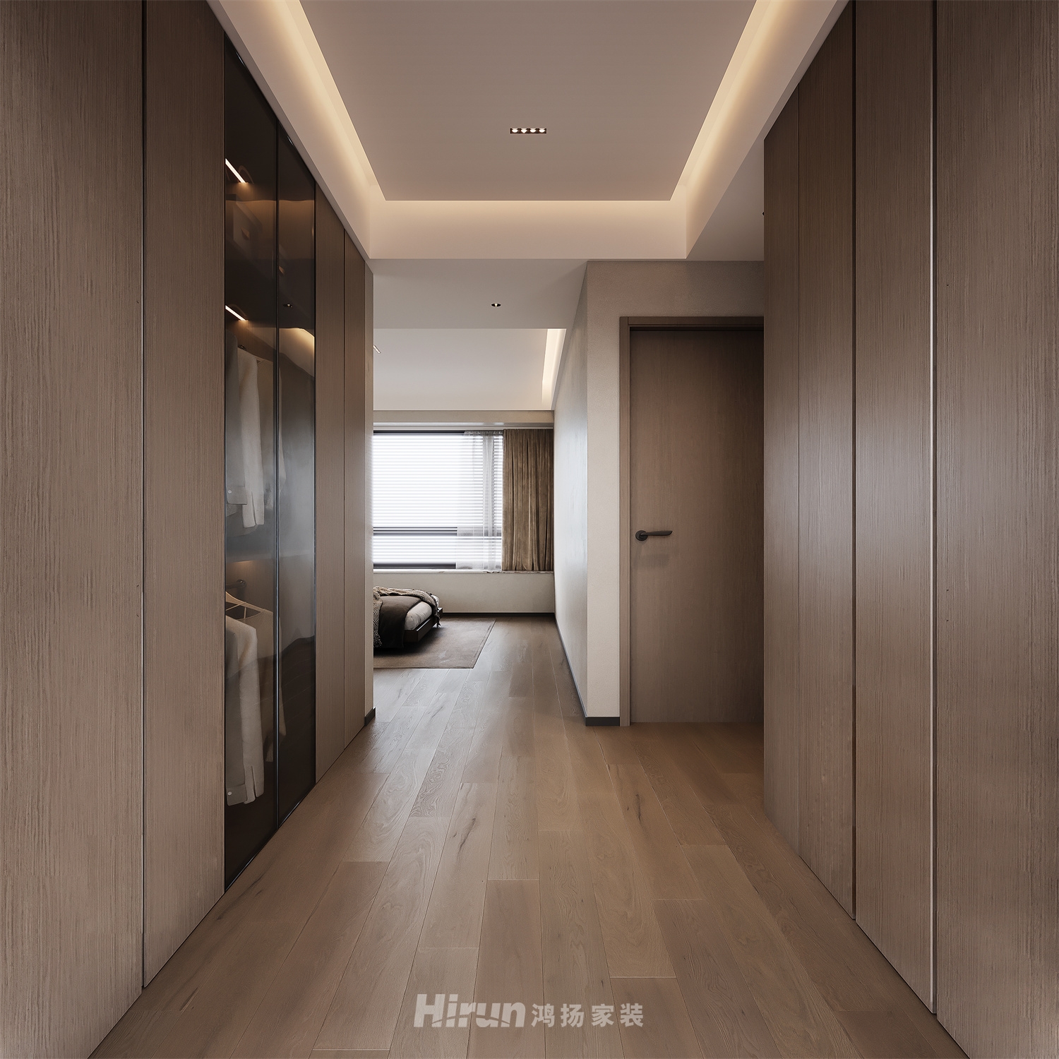 裕源晉府140㎡雅致現代四居室 裝修案例效果圖-1