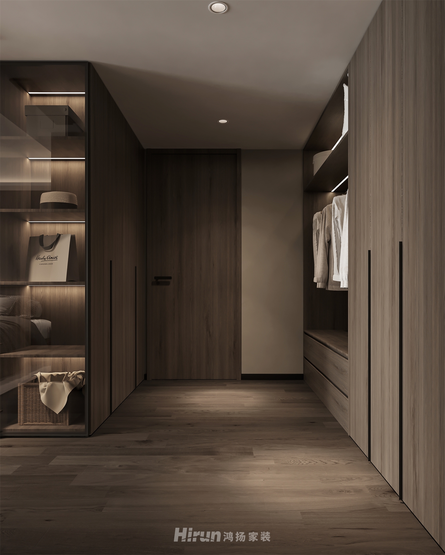 萬科森林公園160㎡雅致現代四居室 裝修案例效果圖-8