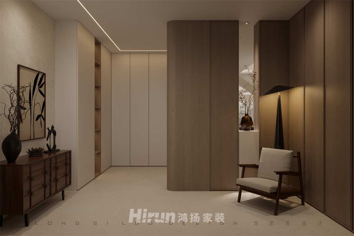 格蘭小鎮300㎡意境東方別墅 裝修案例效果圖-1