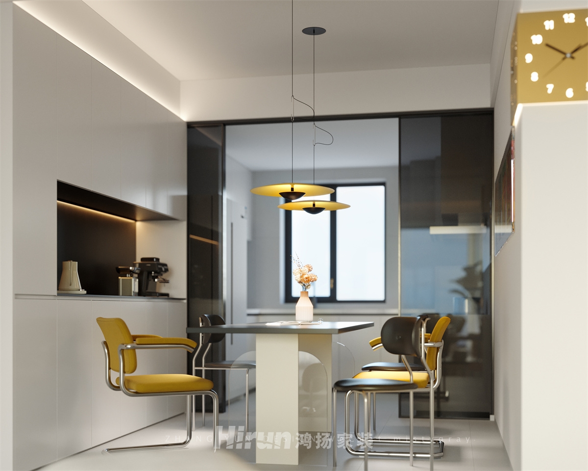 金茂國(guó)際社區(qū)142㎡雅致現(xiàn)代四居室 裝修案例效果圖-4