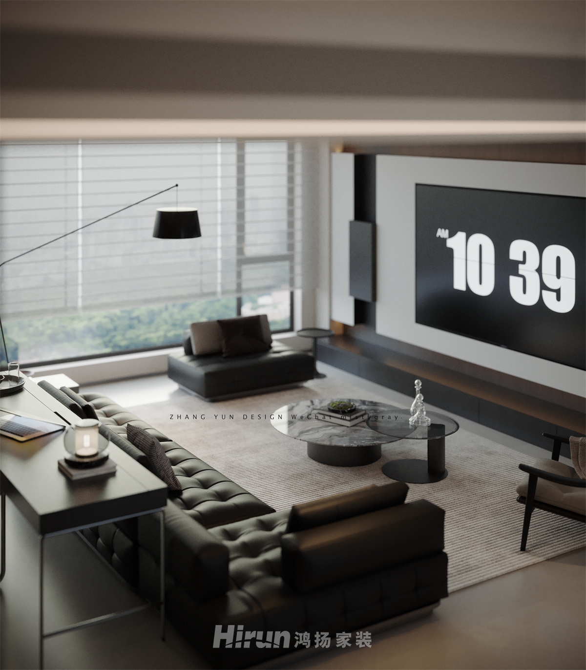 建發(fā)玖洲觀瀾148㎡雅致現(xiàn)代四居室 裝修案例效果圖-6