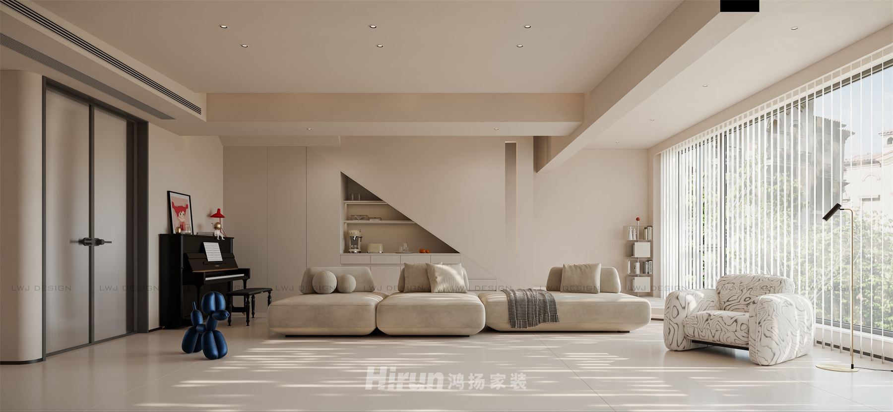 佳兆業城市廣場172㎡北歐之光四居室 裝修案例效果圖-7