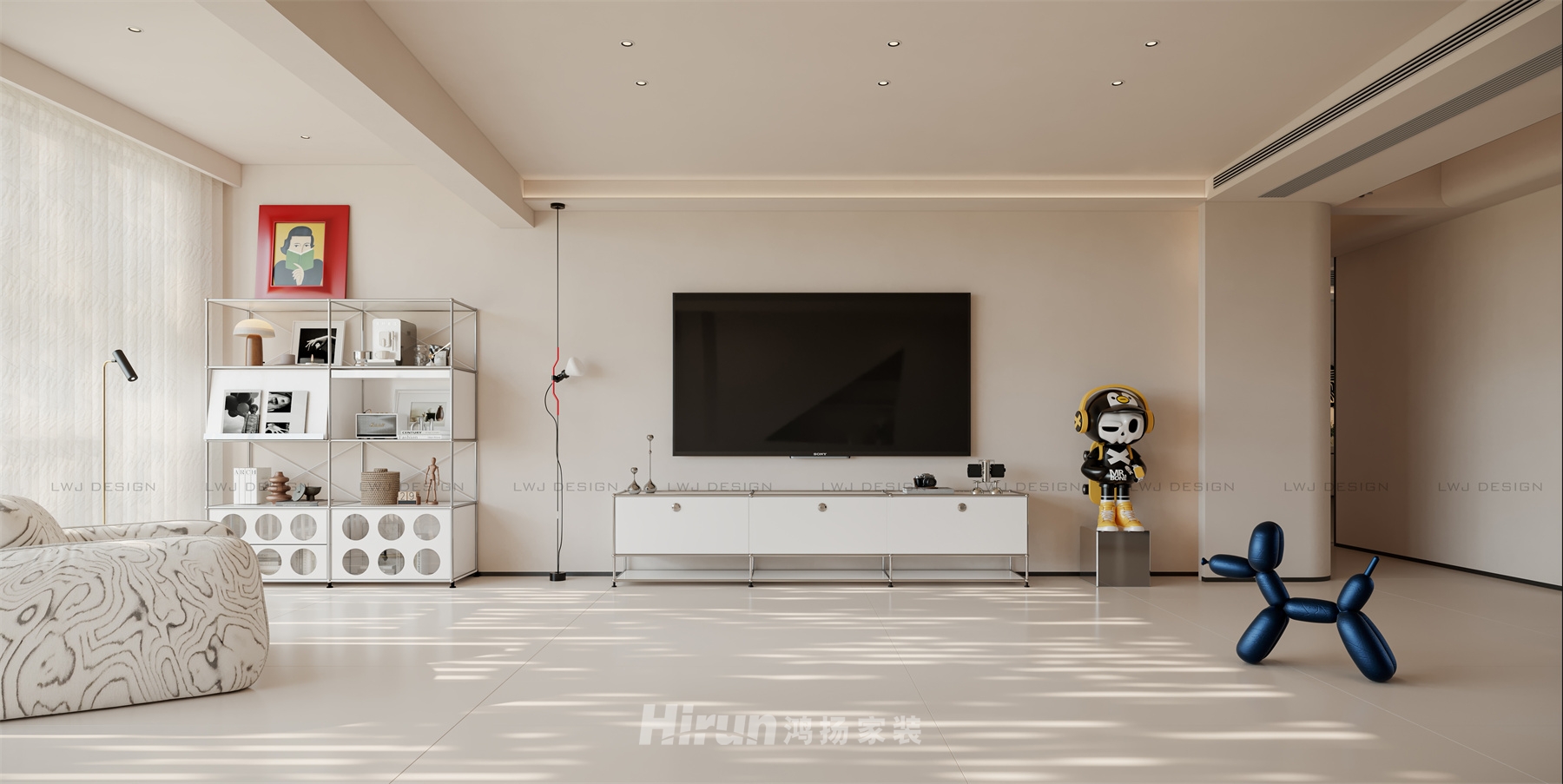 佳兆業城市廣場172㎡北歐之光四居室 裝修案例效果圖-6