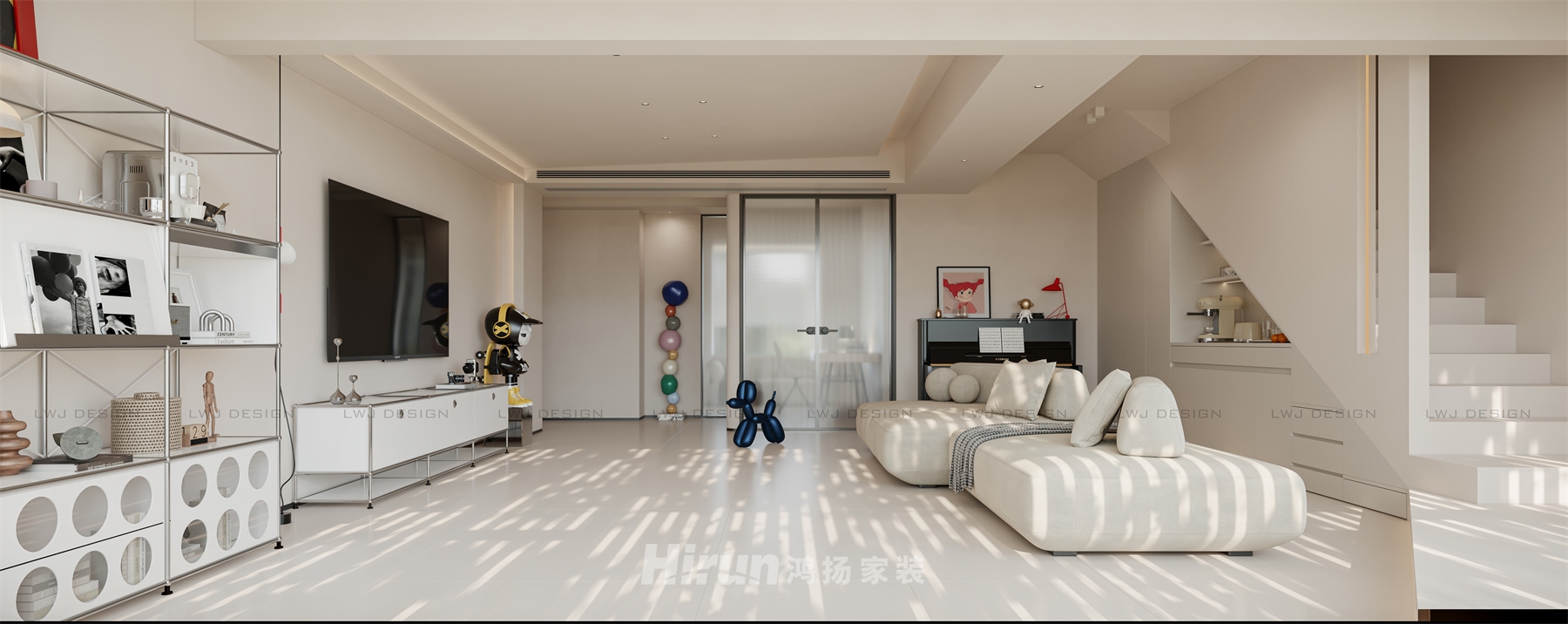 佳兆業城市廣場172㎡北歐之光四居室 裝修案例效果圖-5