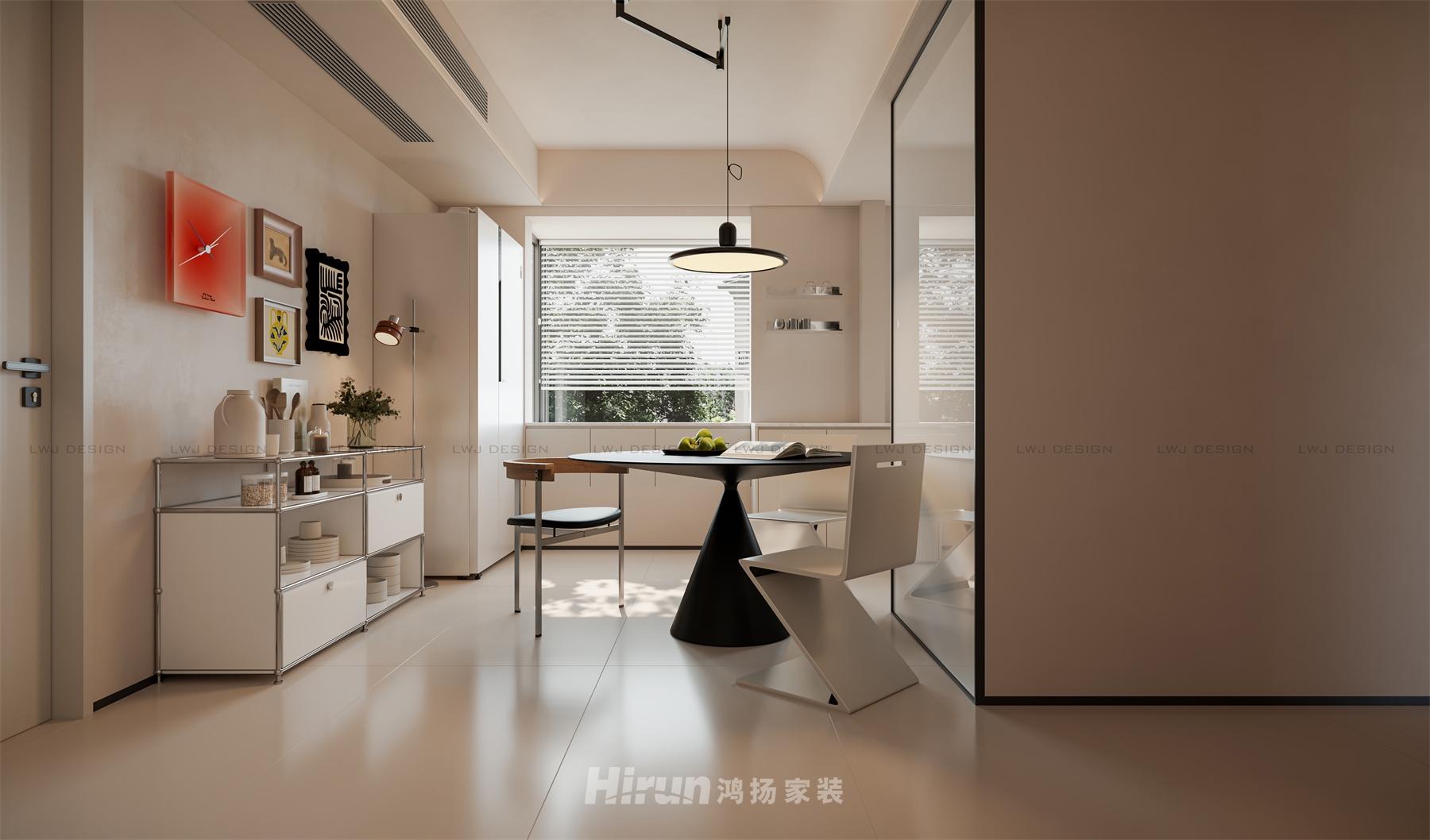 佳兆業城市廣場172㎡北歐之光四居室 裝修案例效果圖-3