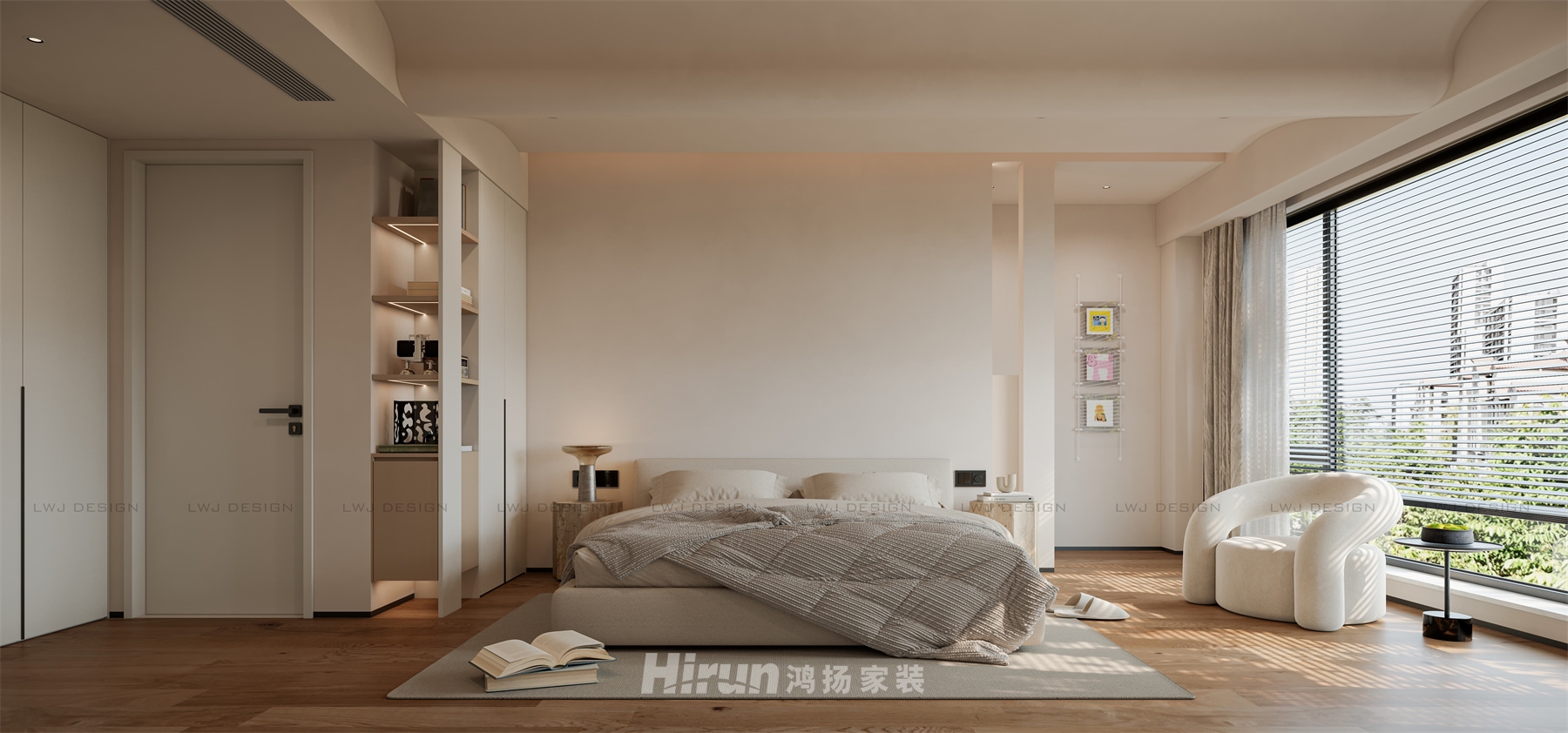 佳兆業城市廣場172㎡北歐之光四居室 裝修案例效果圖-9