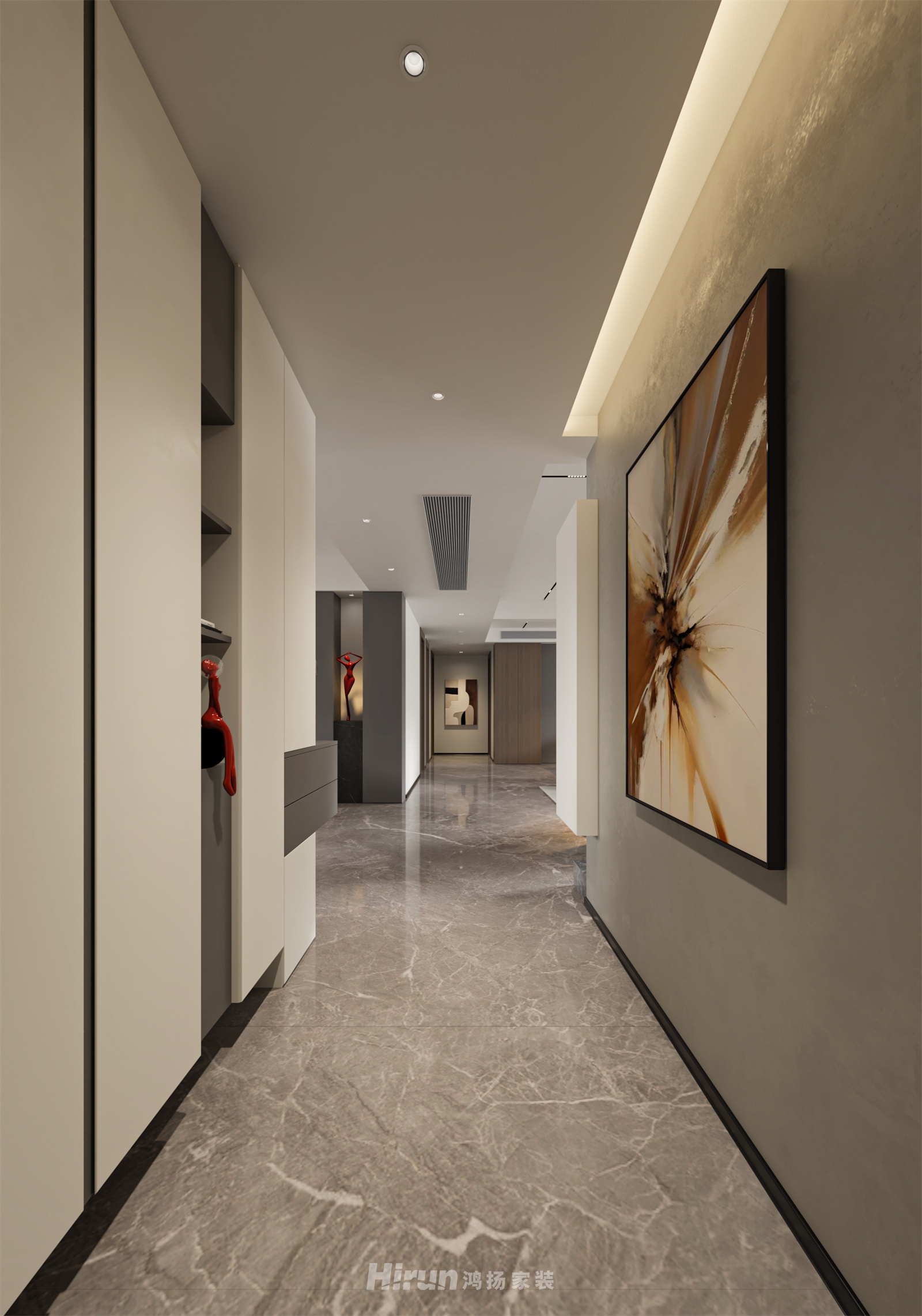  象山國際176㎡新裝飾主義四居室 裝修案例效果圖-12