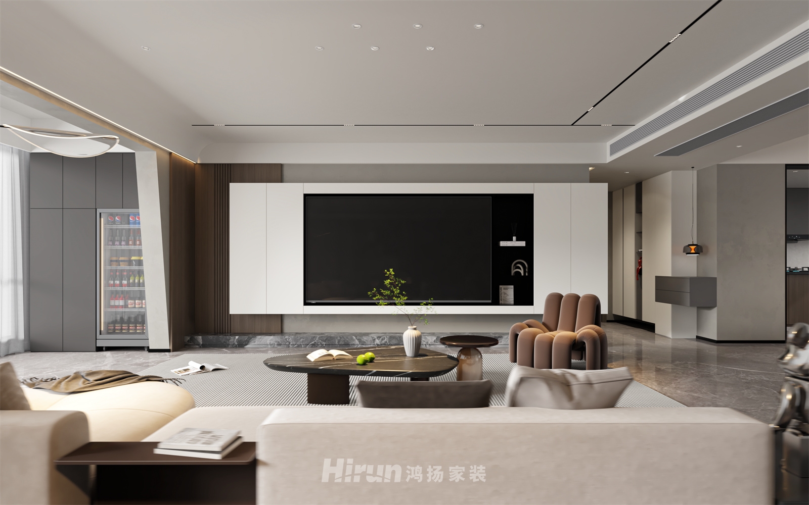  象山國際176㎡新裝飾主義四居室 裝修案例效果圖-9