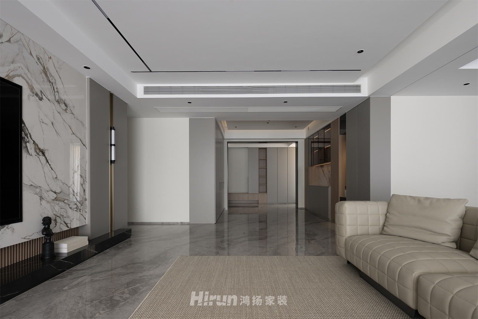 克拉美麗山莊220㎡新裝飾主義大平層 裝修案例實景圖-12