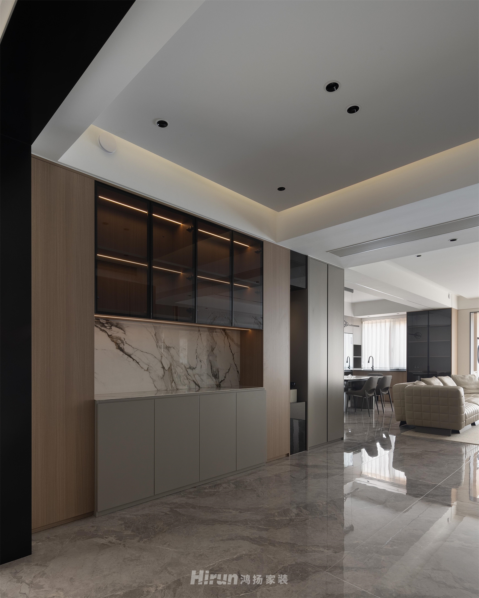 克拉美麗山莊220㎡新裝飾主義大平層 裝修案例實景圖-8